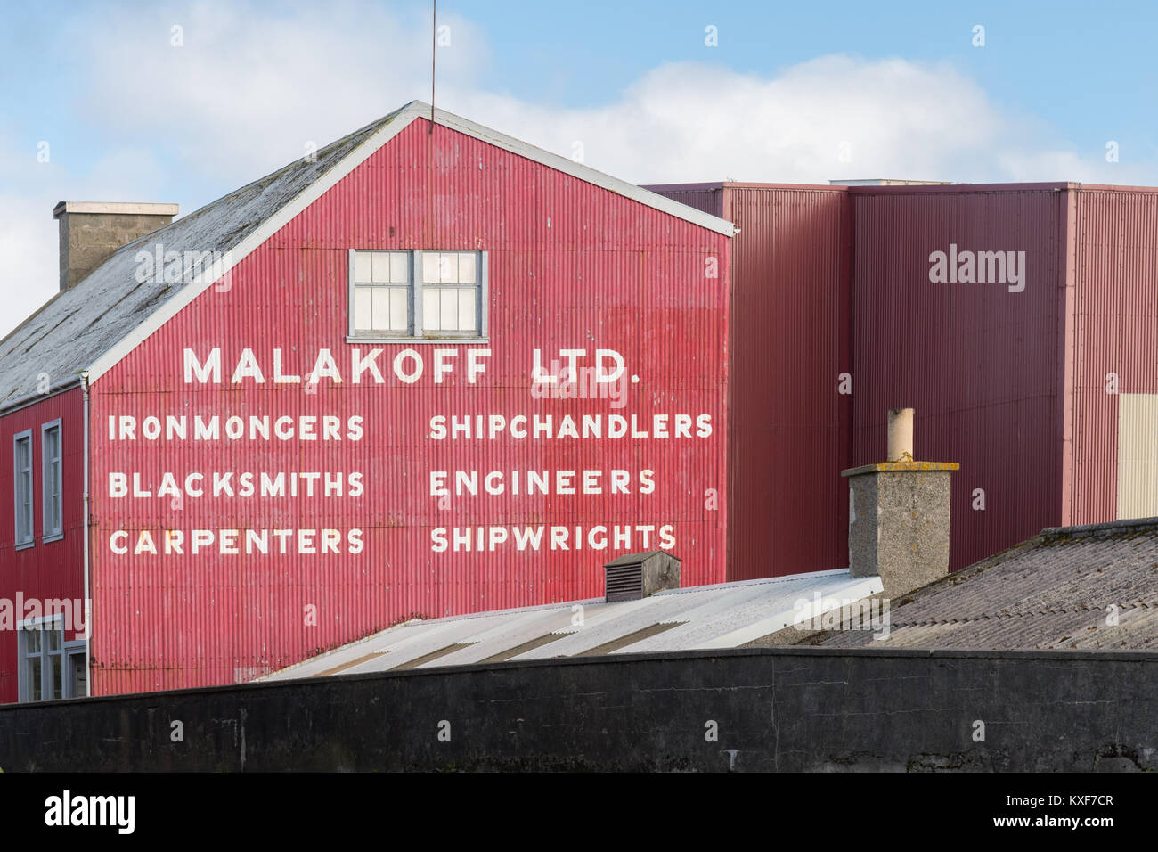 Malakoff Ltd - fabrication et d'ingénierie, de l'entrepreneur Lerwick, Shetland, Scotland, UK Banque D'Images