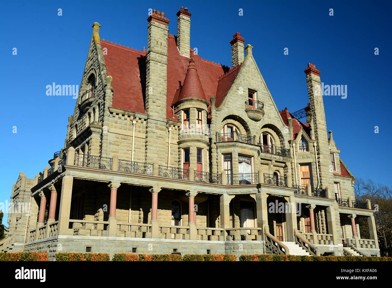 Château de Craigdarroch à Victoria BC Banque D'Images