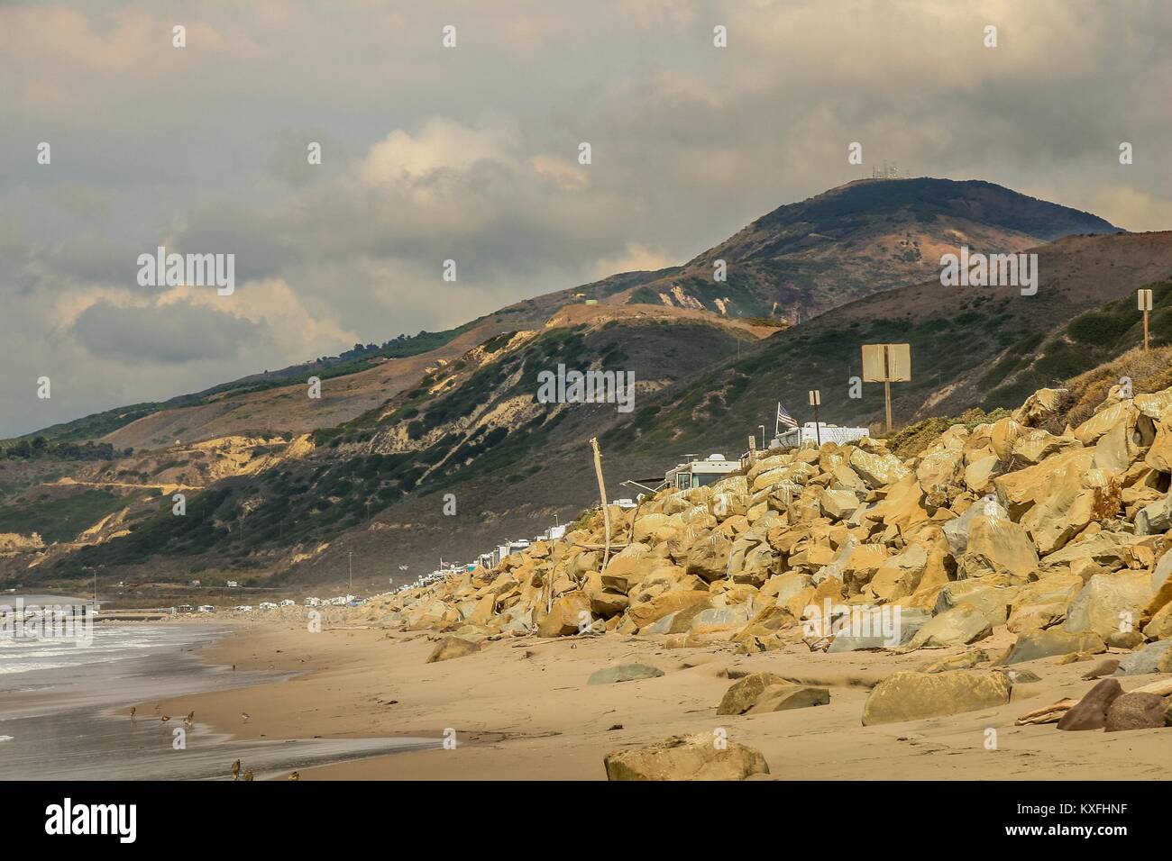 Faria Beach Parc National. Banque D'Images