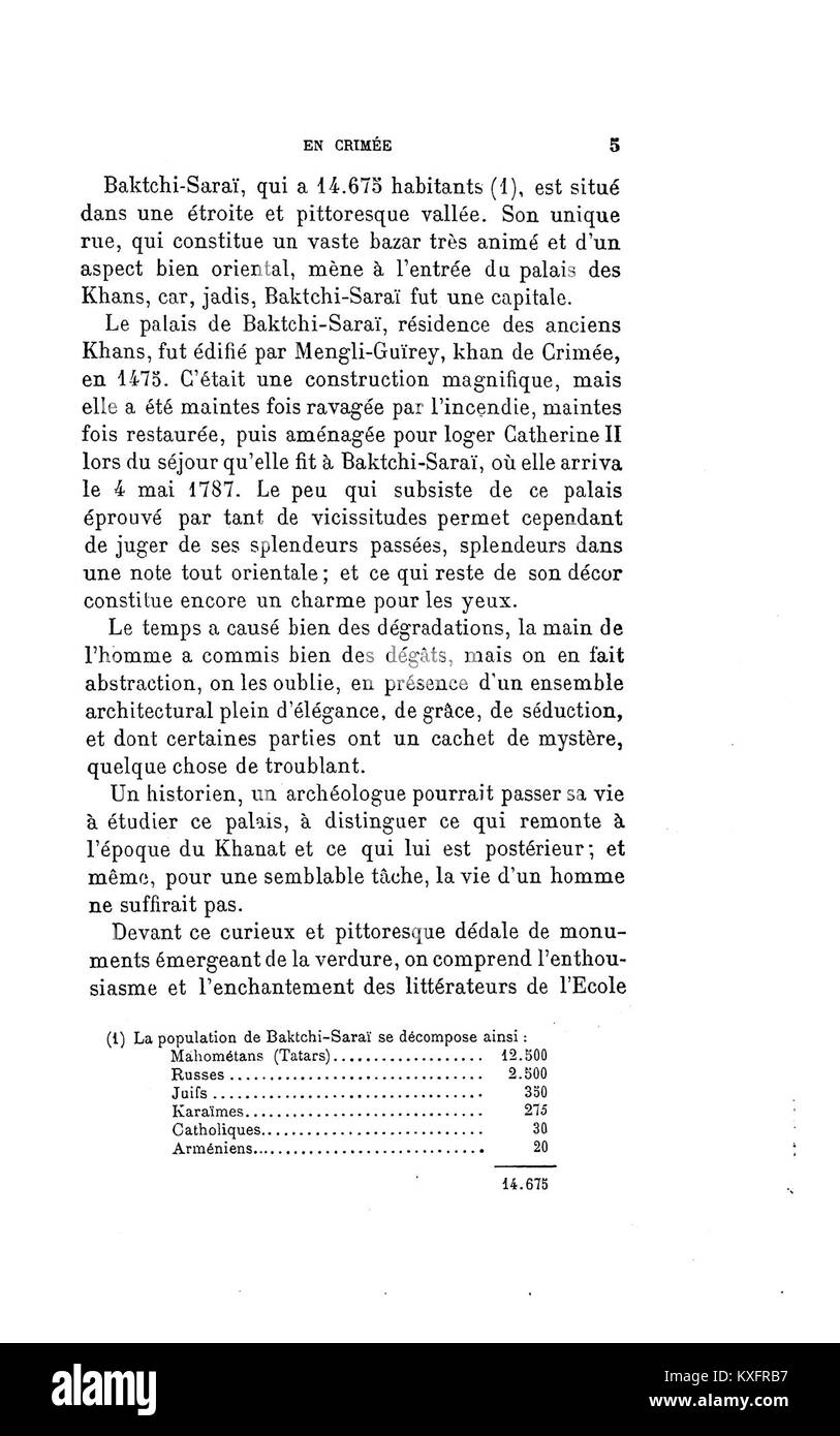 1906. Baye, en Crimée. La RSL Страница (04) 26275612196 Banque D'Images