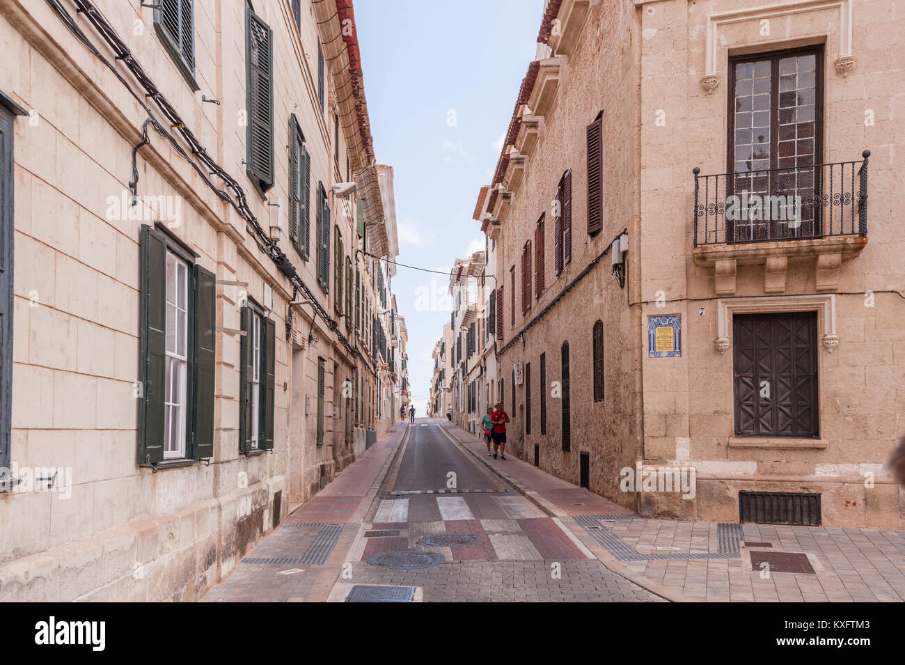 Mahon , Menorca , Baléares , Espagne Banque D'Images