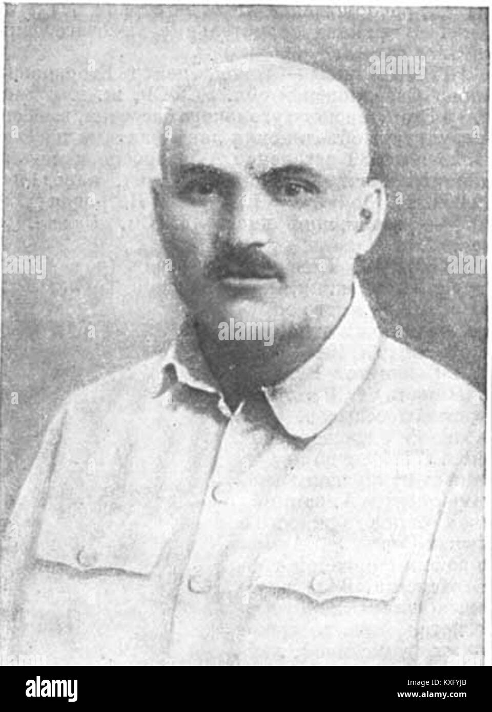 Fiodor Sergueïev (1883-1921) était un révolutionnaire russe, ingénieur et dirigeant bolchevique connu pour ses contributions aux premiers mouvements industriels et politiques soviétiques. Banque D'Images