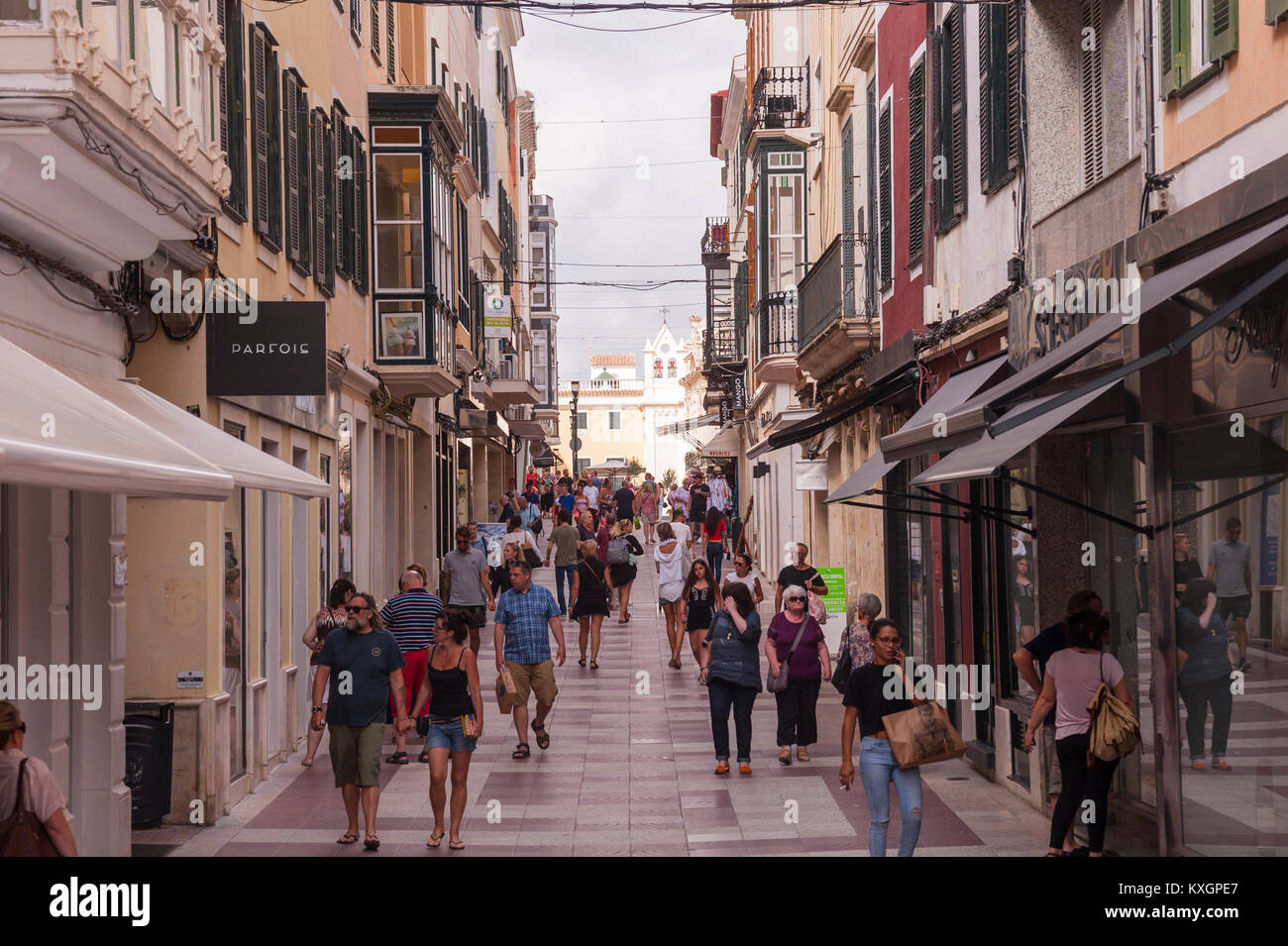 Mahon , Menorca , Baléares , Espagne Banque D'Images