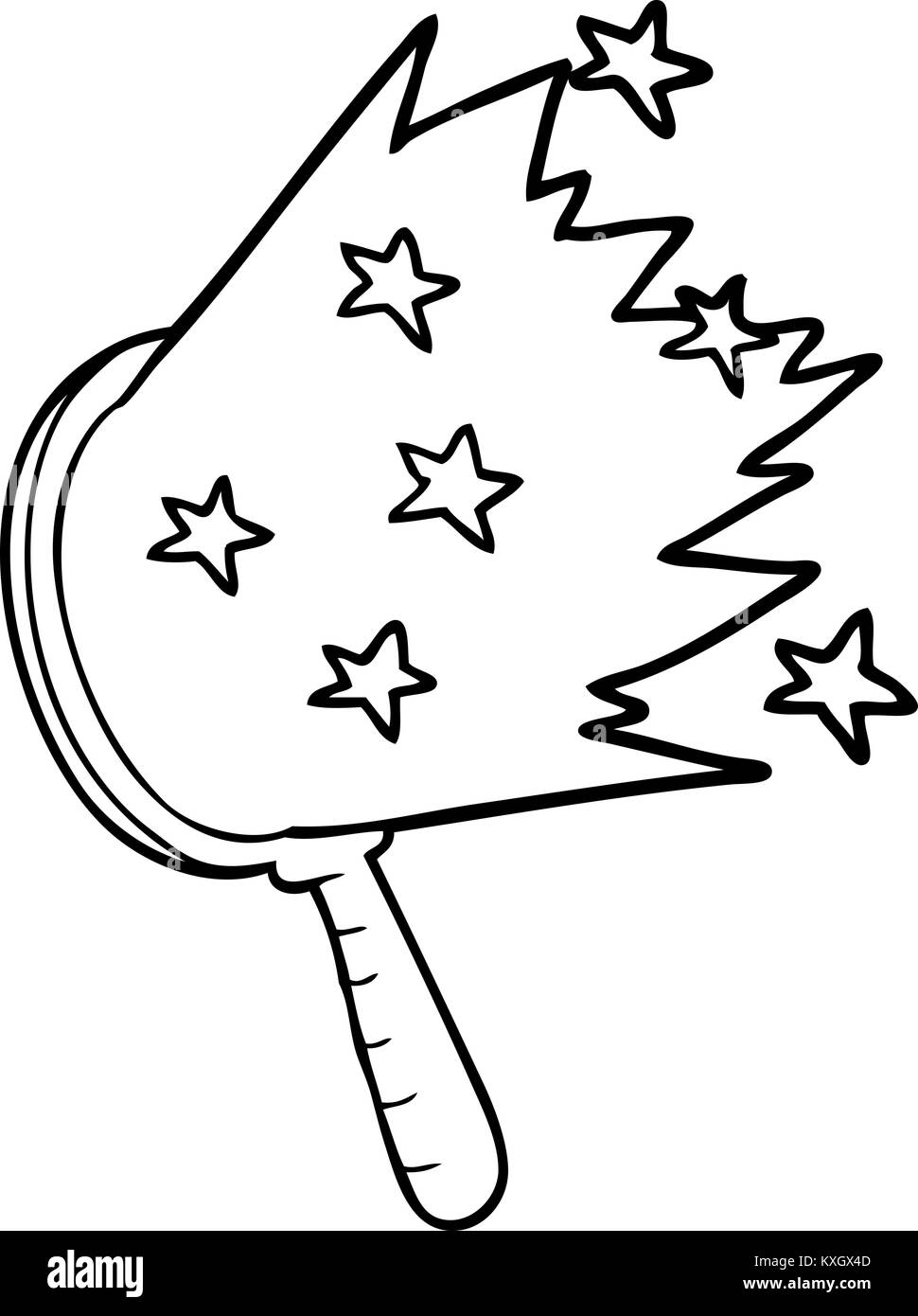 Cartoon magic mirror Illustration de Vecteur