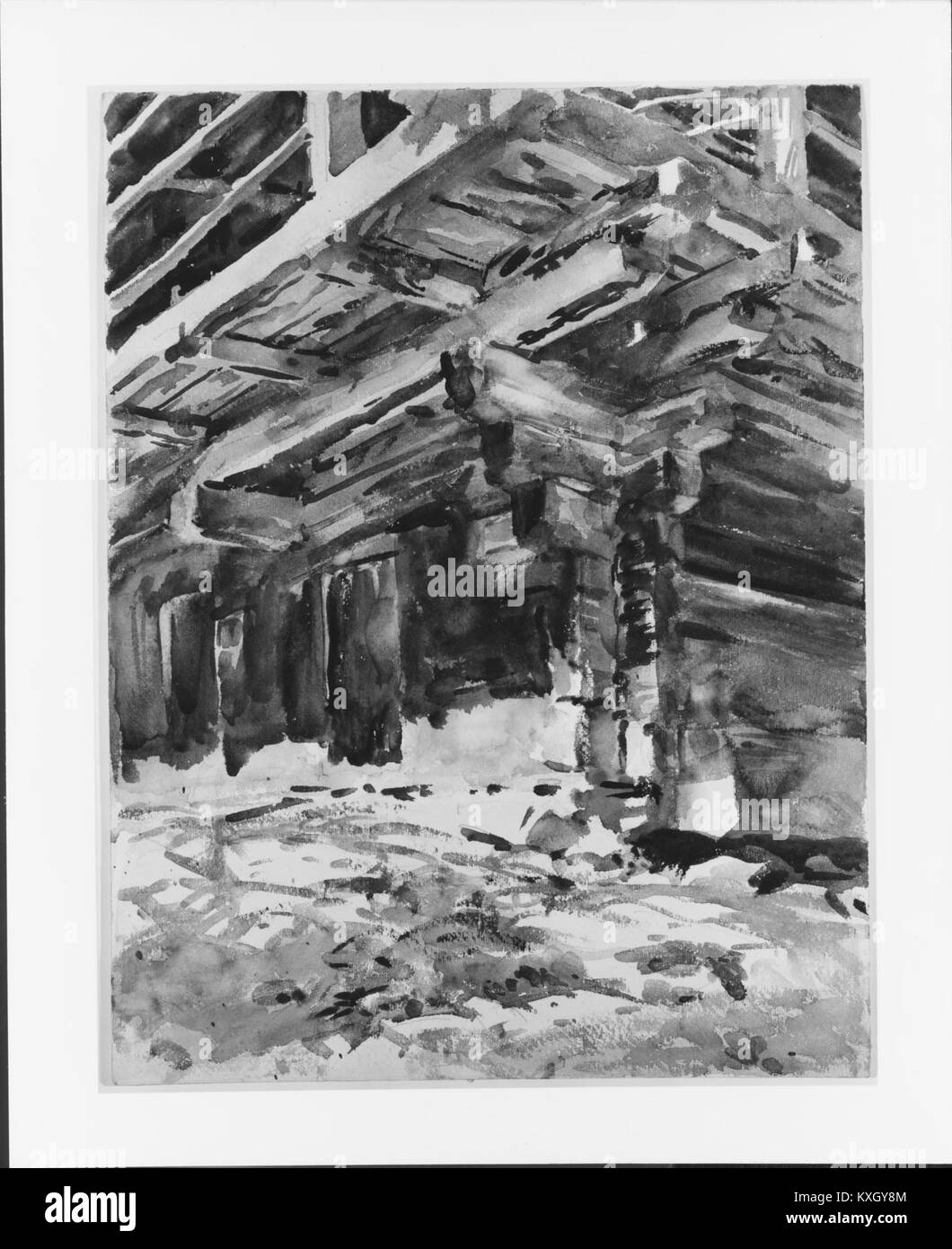 L'œuvre d'art 'abri', numéro de catalogue 218853, au Metropolitan Museum of Art, représente une pièce culturellement importante de la collection du musée, soulignant sa valeur artistique et historique. Banque D'Images