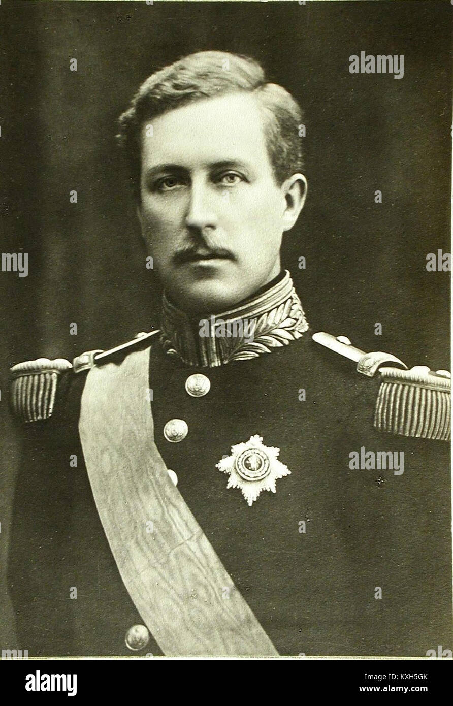 Albert Ier de Belgique (1909-1934) est le monarque belge connu pour son leadership pendant la première Guerre mondiale et ses efforts en faveur de l'unité nationale et de la reconstruction. Banque D'Images