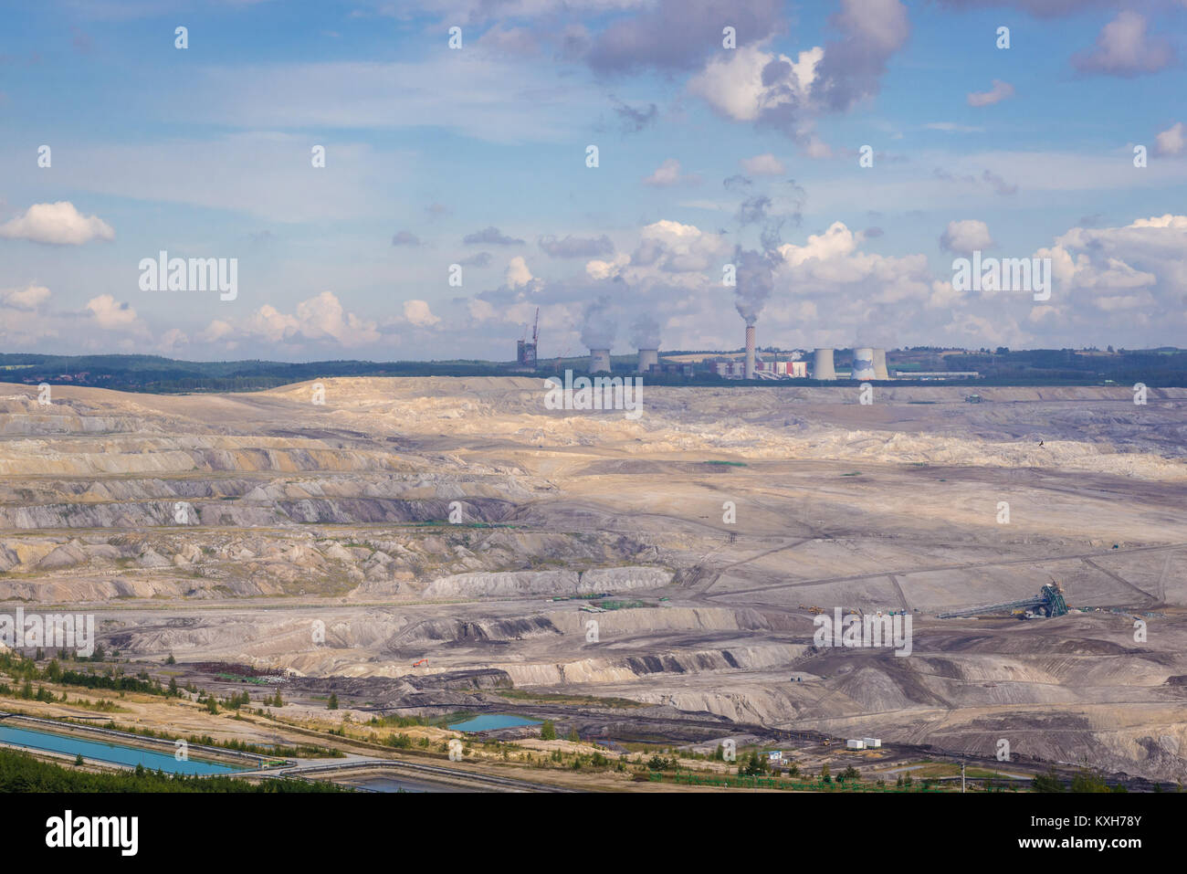 Industrie dans la voïvodie de basse silésie Banque de photographies et