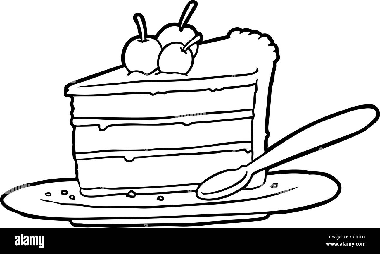 Le Dessin Des Lignes D Un Cher Tranche De Gateau Au Chocolat Image Vectorielle Stock Alamy Le Dessin Des Lignes D Un Cher Tranche De Gateau Au Chocolat Image Vectorielle Stock Alamy