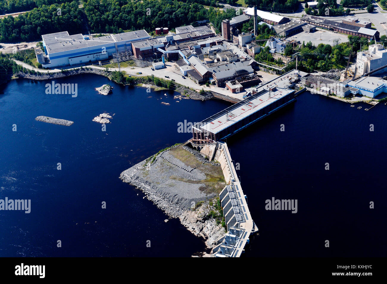 L'aquaplanage dans la province de Québec - Canada Banque D'Images