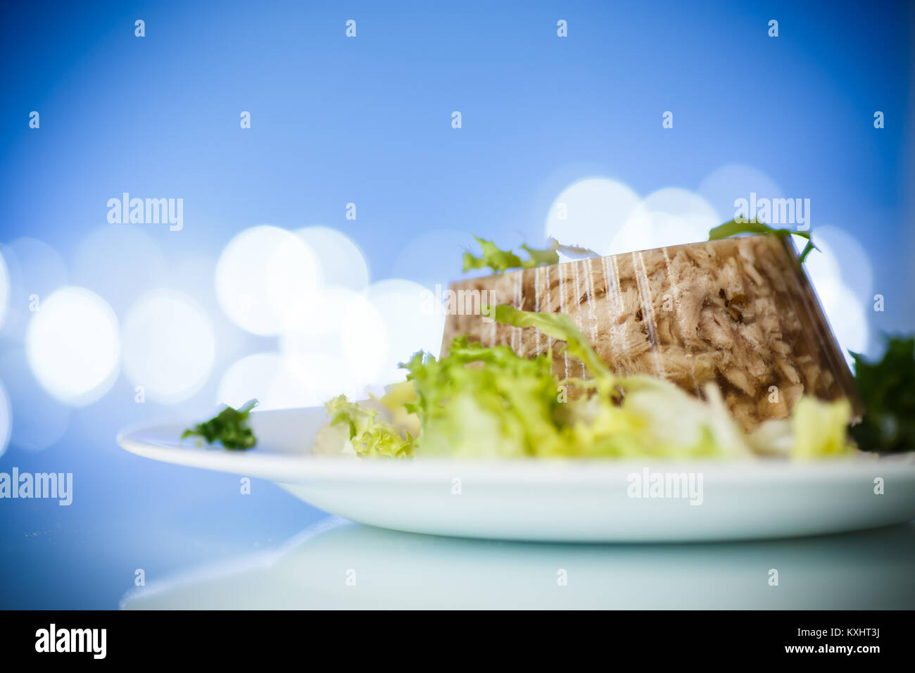 La viande gelée gelée Banque D'Images