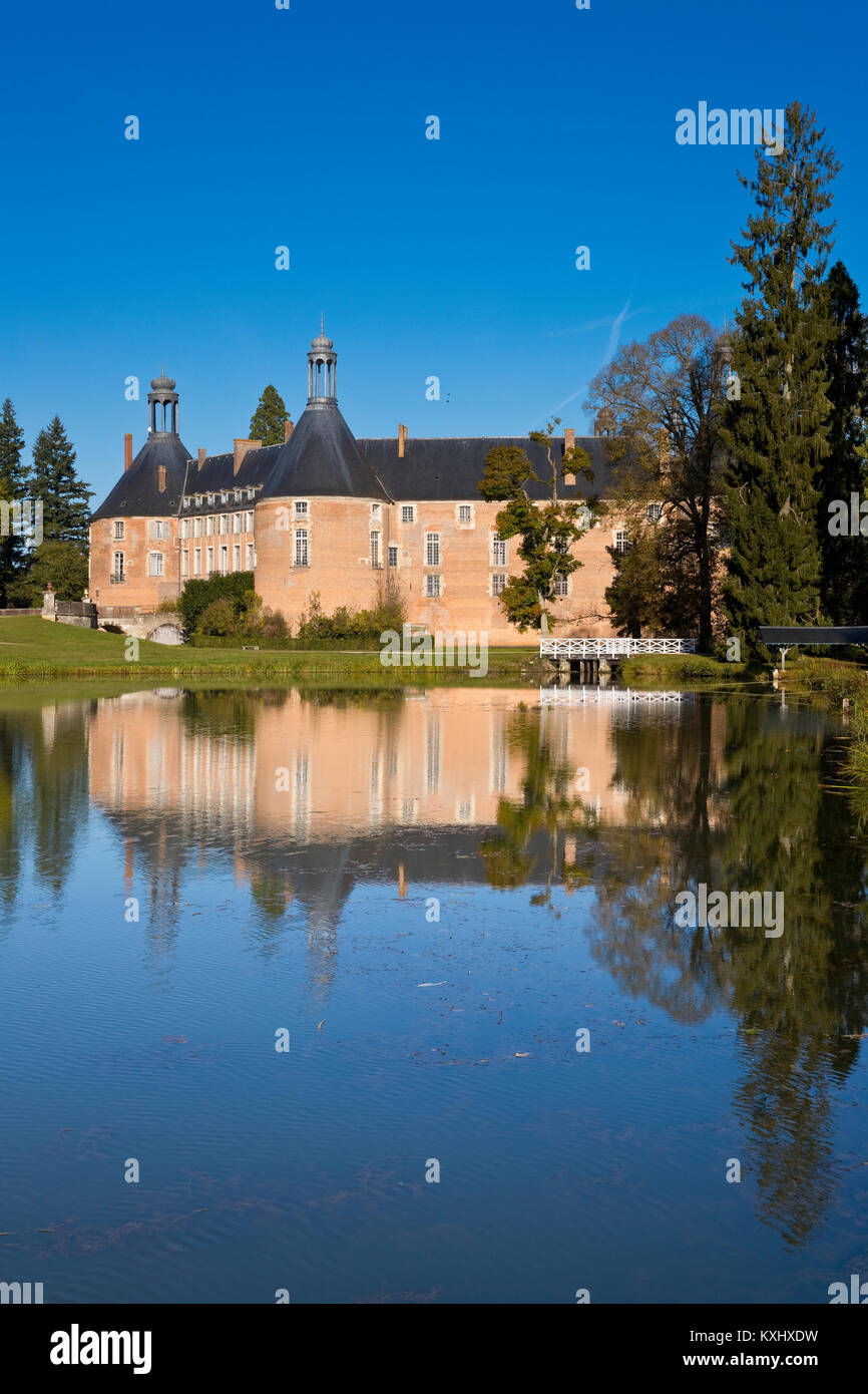 Château de Saint-Fargeau, Yonne, Bourgogne, France Banque D'Images