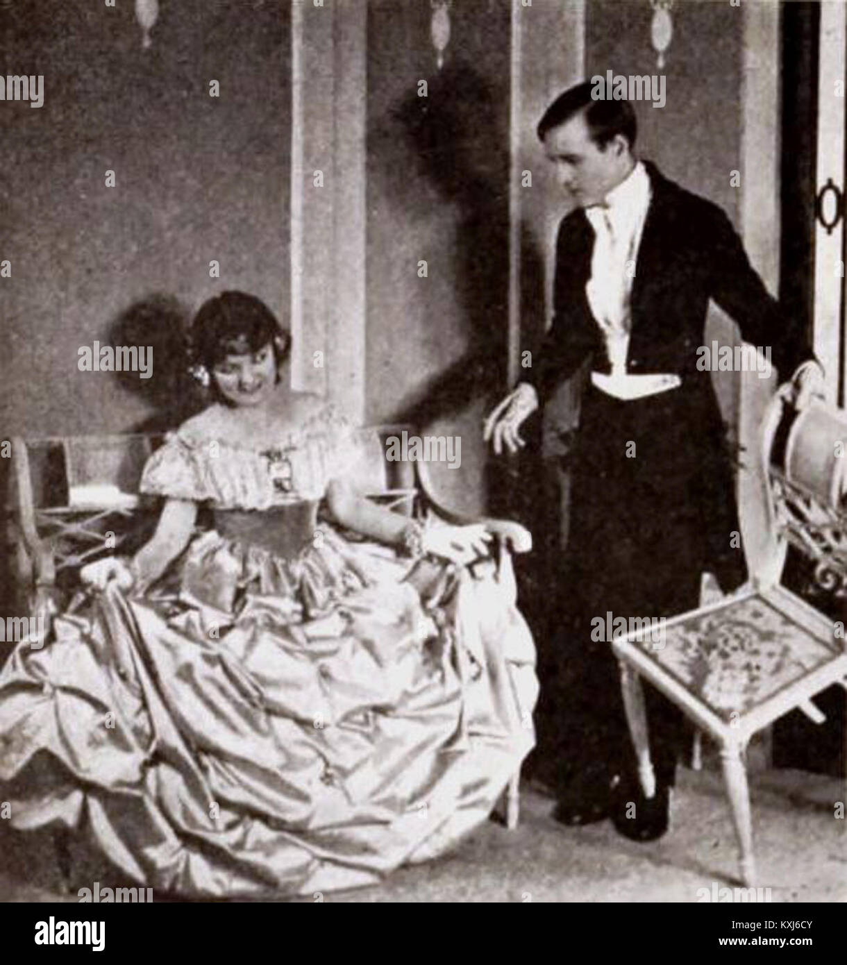 Une adaptation muette de 1921 de Black Beauty, basée sur le roman d'Anna Sewell, dépeignant la vie et les difficultés d'un cheval dans l'Angleterre victorienne. Banque D'Images