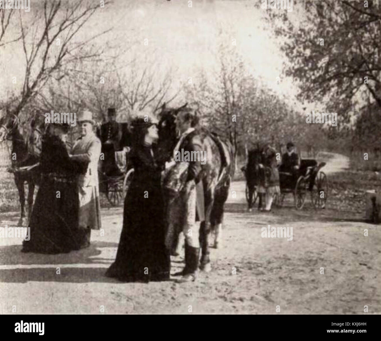 Le film muet de 1921 Black Beauty adapte le roman d'Anna Sewell sur la vie d'un cheval, dépeignant les thèmes de la compassion, de la misère et du traitement humain des animaux au début du cinéma. Banque D'Images