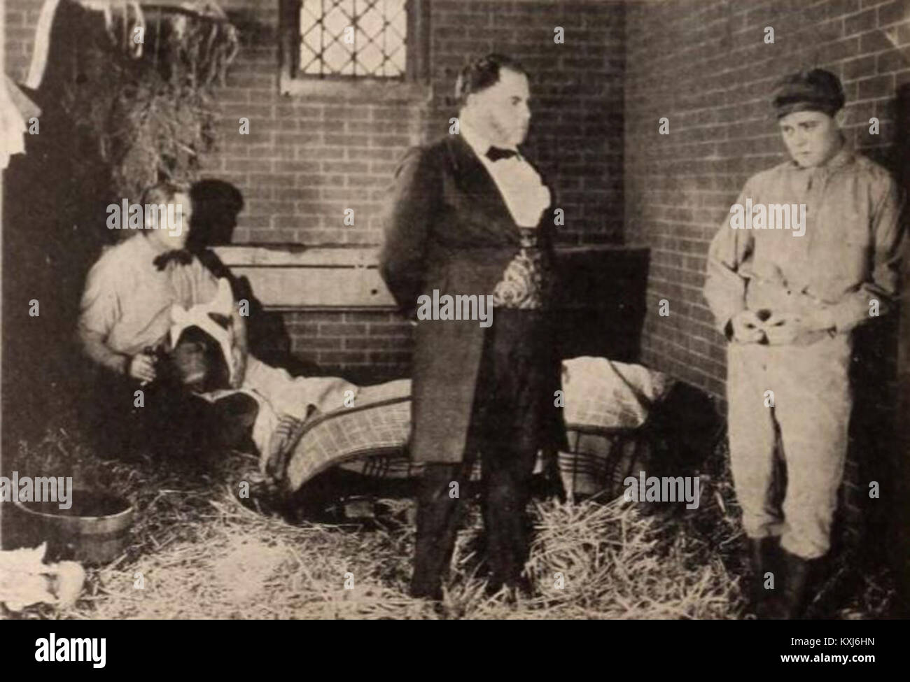 L’adaptation muette de Black Beauty en 1921 est basée sur le roman d’Anna Sewell, décrivant la vie et les expériences d’un cheval et de ses propriétaires dans l’Angleterre victorienne. Banque D'Images