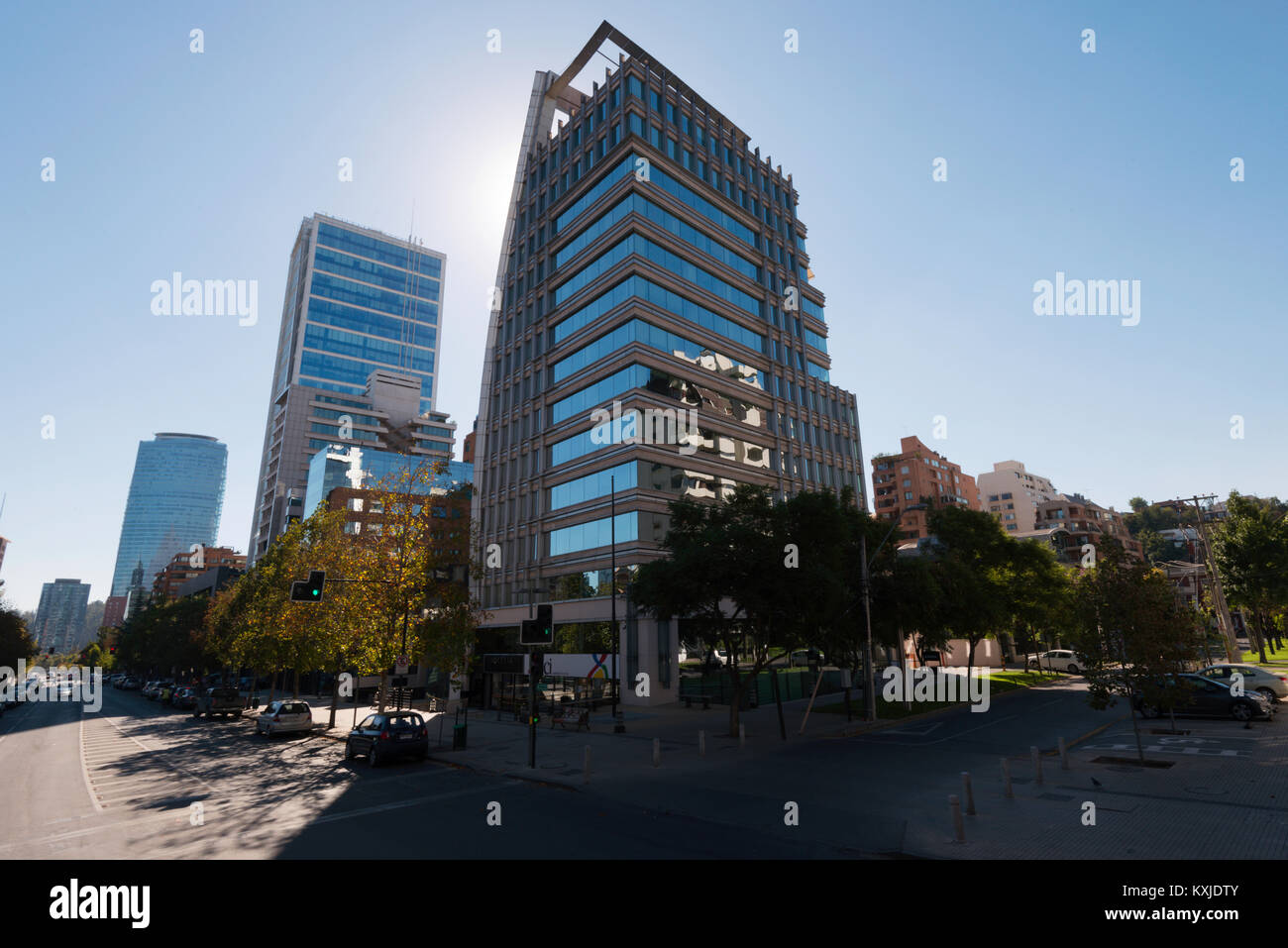 Architecture de Santiago de Chili, Chili Banque D'Images