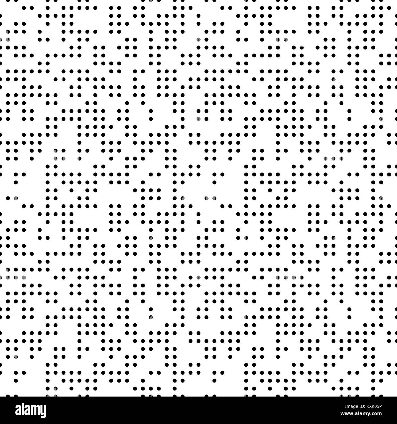 Motif moderne transparente avec des points Banque D'Images