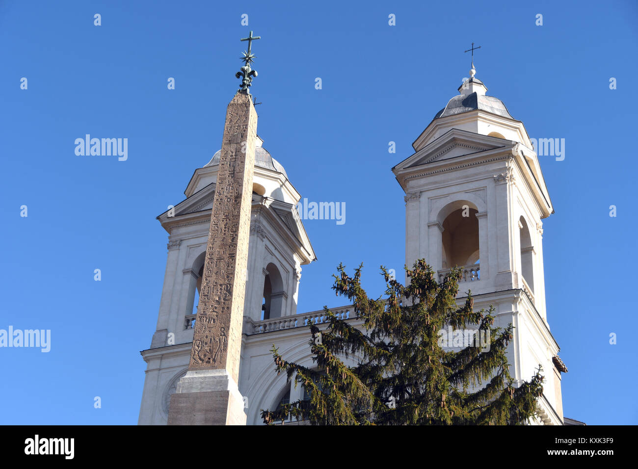 Italie Rome Eglise de la trinité de la montagne Crédit : Giuseppe Andidero/Alamy Stock Photo Banque D'Images