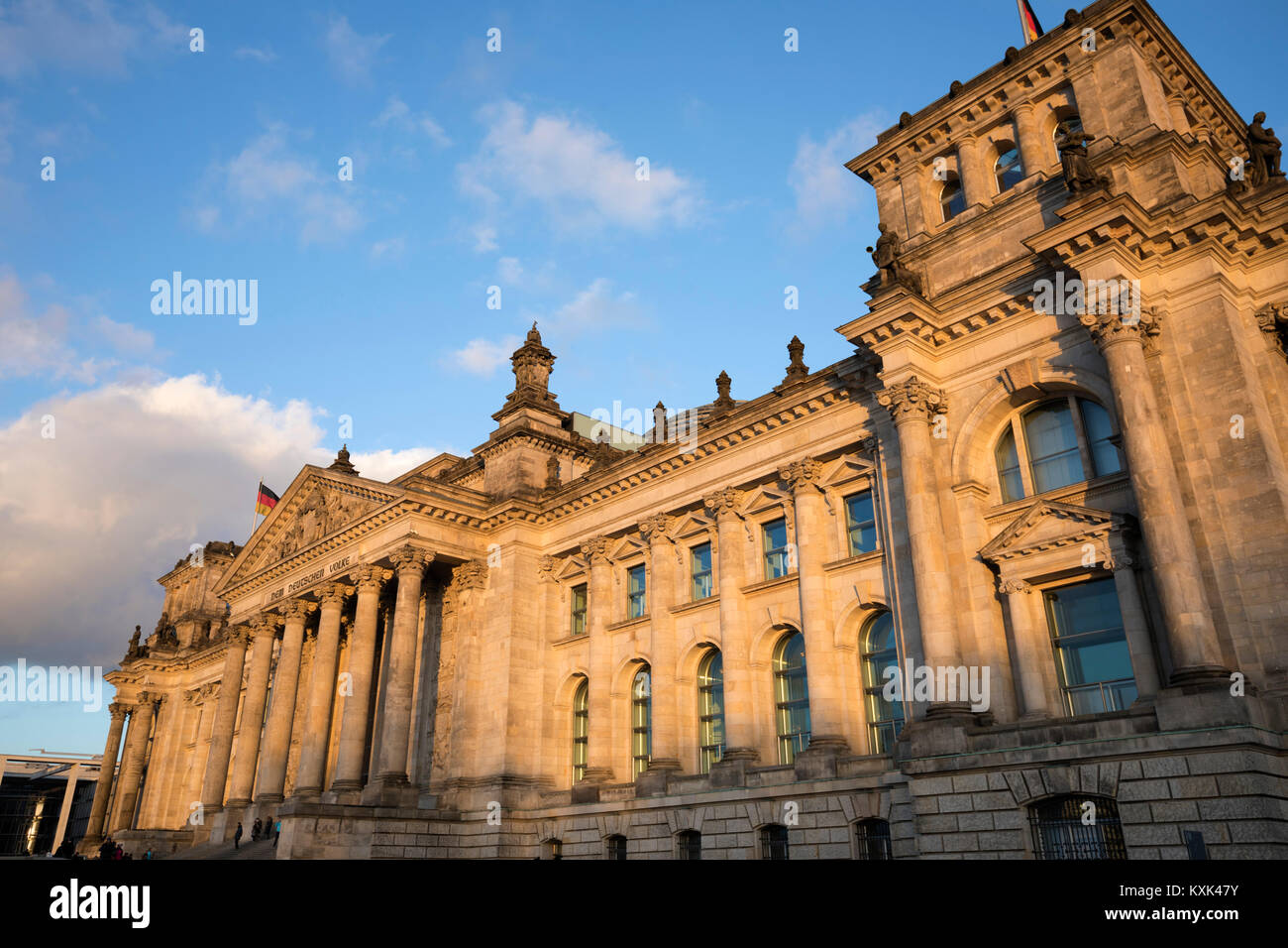 Le bâtiment du Reichstag, Berlin, Germany, Europe Banque D'Images