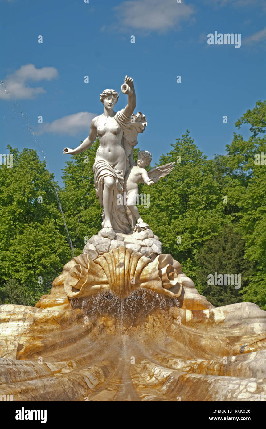 Cliveden House, source de l'amour, sur la grande avenue, Buckinghamshire, Angleterre, Banque D'Images