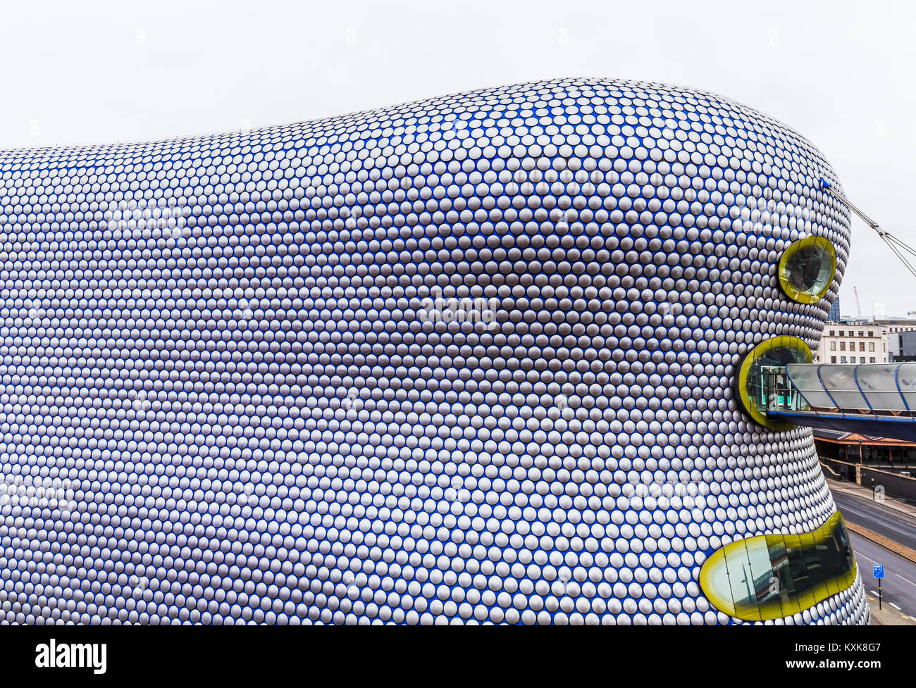 Un panorama de l'image de l'emblématique Selfridges bâtiment au cœur du centre-ville de Birmingham. Le bâtiment, qui fait partie de la centre commercial Bullring Banque D'Images