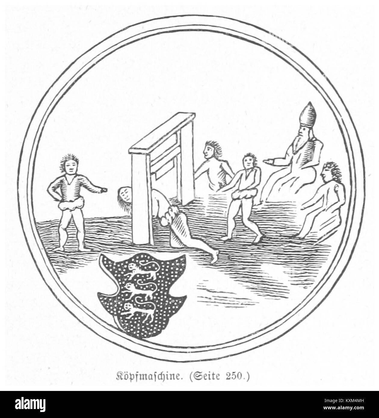 L'illustration de Bermann de 1880 montre une machine de culture historique, illustrant les premières machines agricoles, la conception mécanique et son utilisation dans les pratiques agricoles de la fin du XIXe siècle. Banque D'Images