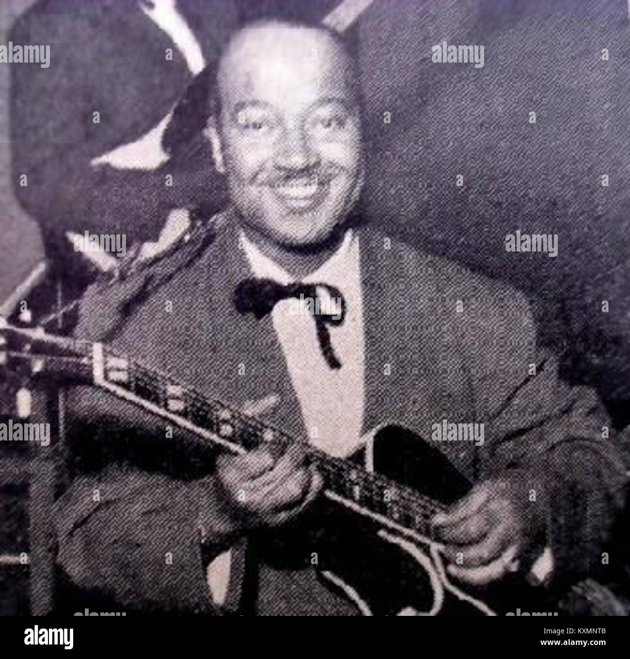 Billy Mackel, guitariste de jazz, 1953 Banque D'Images