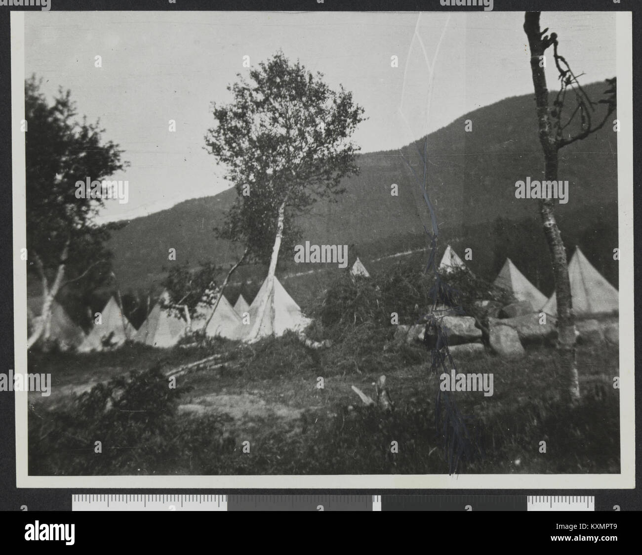 Bivuakkplassen à Skottsmyren, en Norvège, est un camping rural offrant des paysages naturels et des activités de plein air, reflétant les traditions norvégiennes de plein air et la culture du camping. Banque D'Images