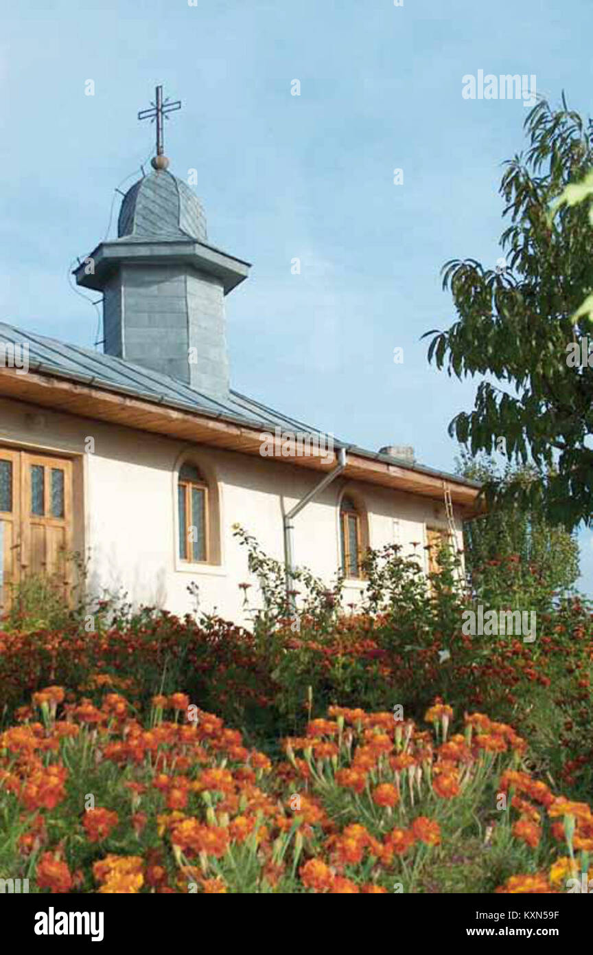 L'église Saint-Élie de Buzău, en Roumanie, est un site religieux important connu pour son héritage chrétien orthodoxe. Son architecture reflète les styles traditionnels roumains et orthodoxes, offrant un aperçu des pratiques culturelles et religieuses de la région. Banque D'Images
