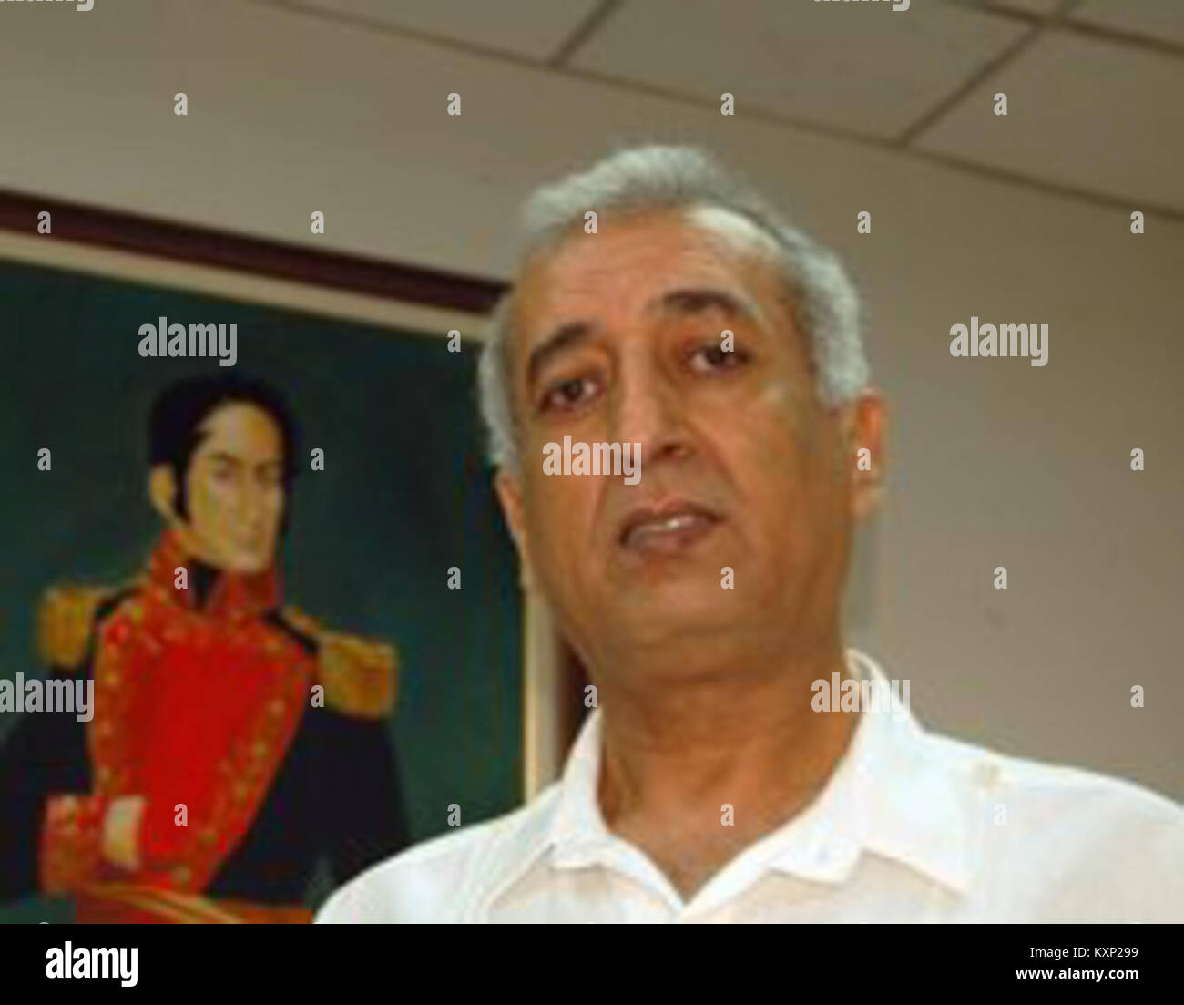 Emboirik était un ambassadeur sahraoui représentant la République arabe sahraouie démocratique. Le mouvement sahraoui plaide pour l'indépendance et l'autodétermination du Sahara Occidental, un territoire contesté en Afrique du Nord. Banque D'Images