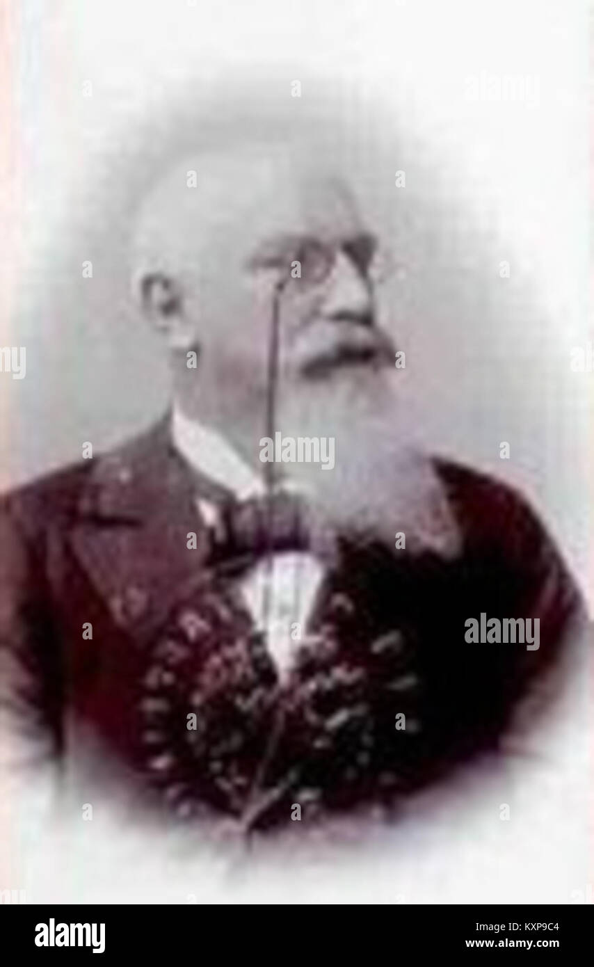 La référence à Eduard Skála (1842-1918) identifie un personnage historique par son nom et sa durée de vie, indiquant un individu documenté de la fin du XIXe siècle au début du XXe siècle. Banque D'Images