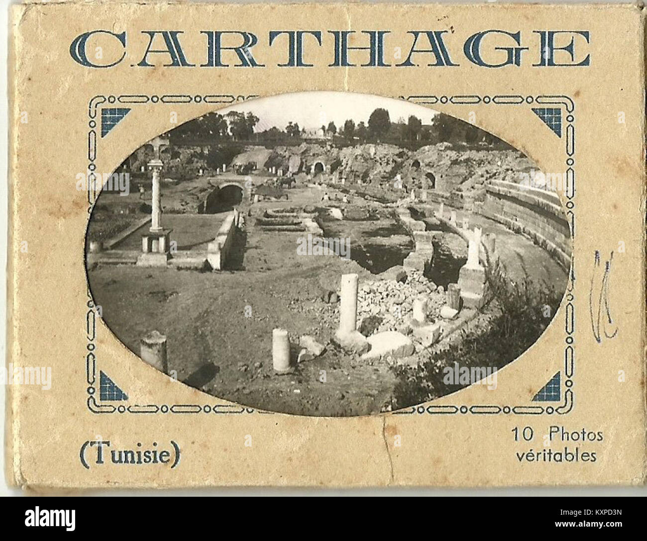 Couverture de l'album photo Carthage Banque D'Images