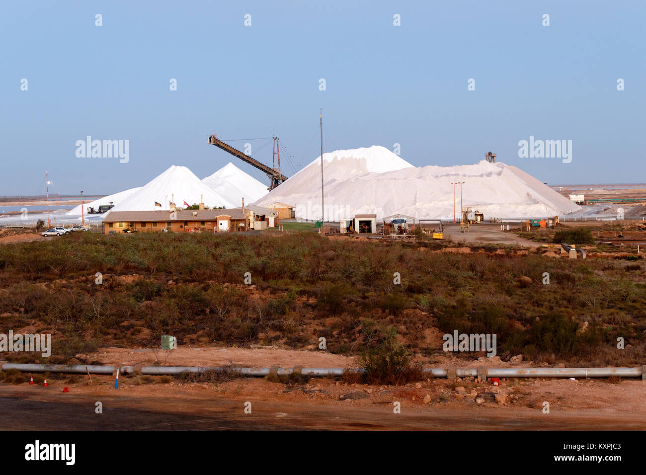 Rio Tinto Sel, Port Hedland, Australie occidentale Banque D'Images