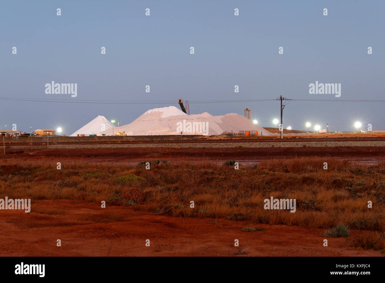 Rio Tinto Sel, Port Hedland, Australie occidentale Banque D'Images