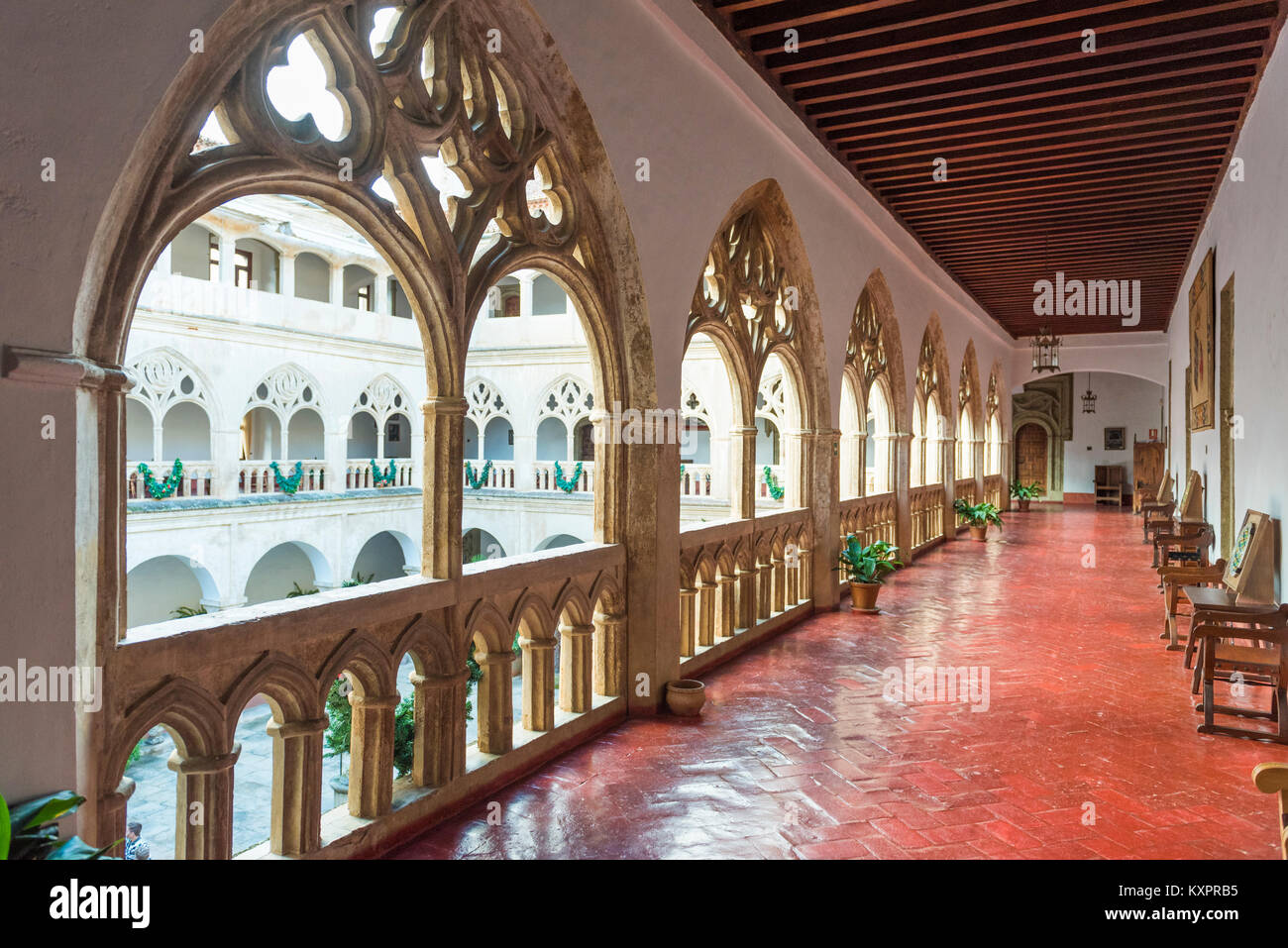 Monastère de Santa María de Guadalupe, Caceres, Espagne. Banque D'Images