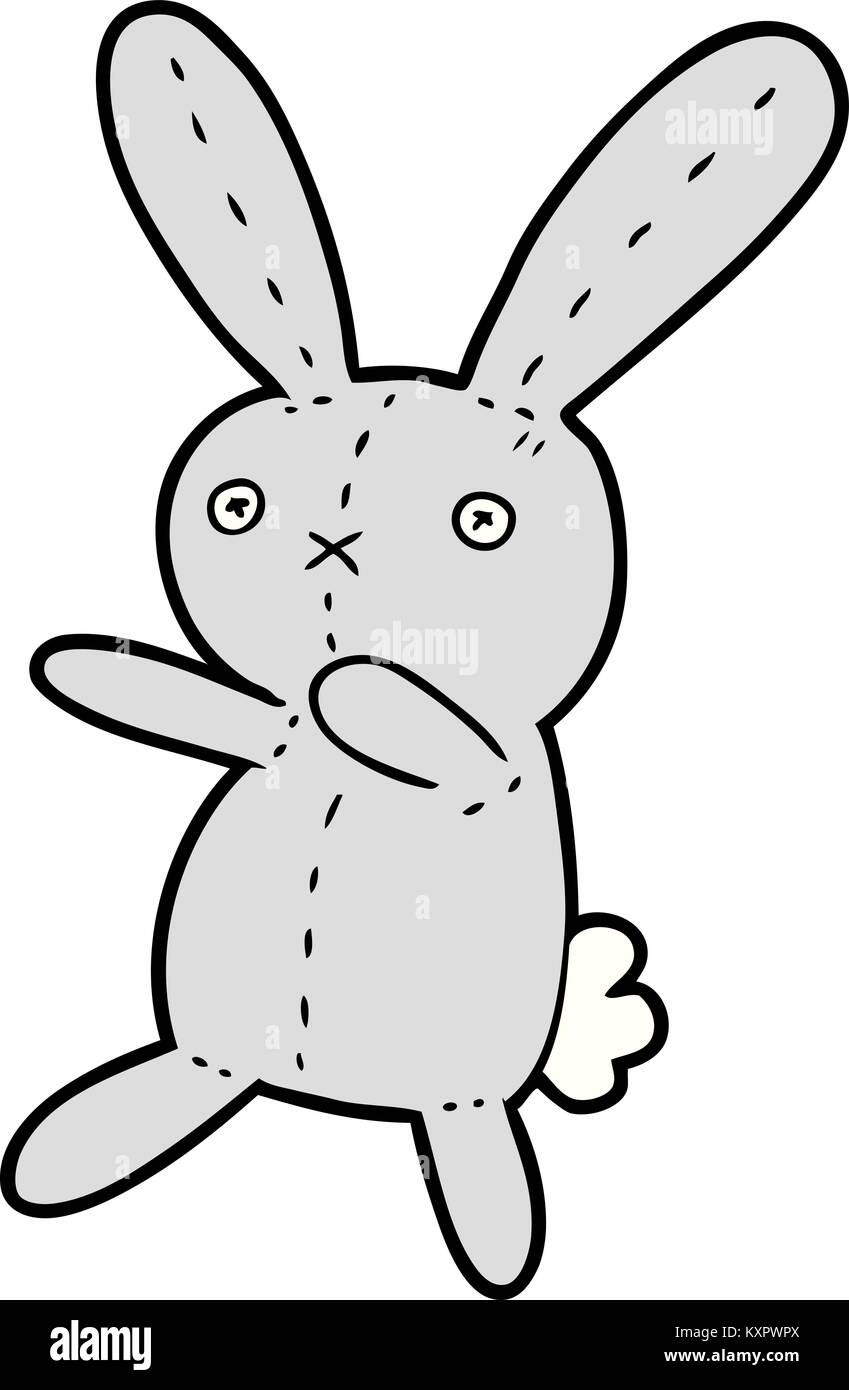 Cartoon lapin jouet Illustration de Vecteur