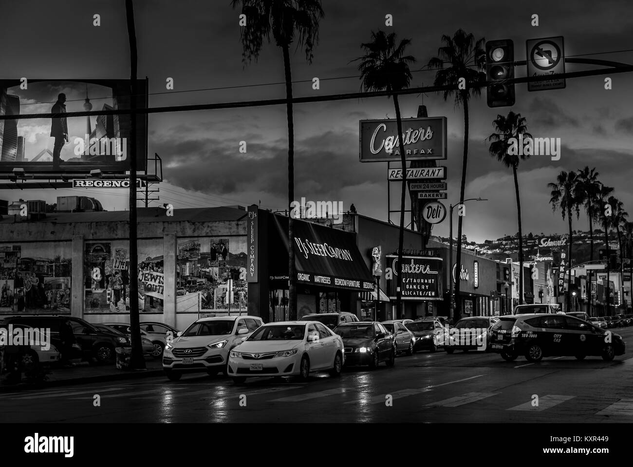 Galops Deli sur Fairfax Banque D'Images