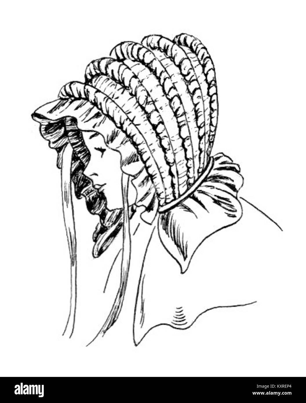 Image intitulée « Calash2 (PSF) » montrant une calash tirée par des chevaux. Le véhicule est équipé d'un capot rabattable et de quatre roues, caractéristiques du transport personnel du XIXe siècle. Banque D'Images