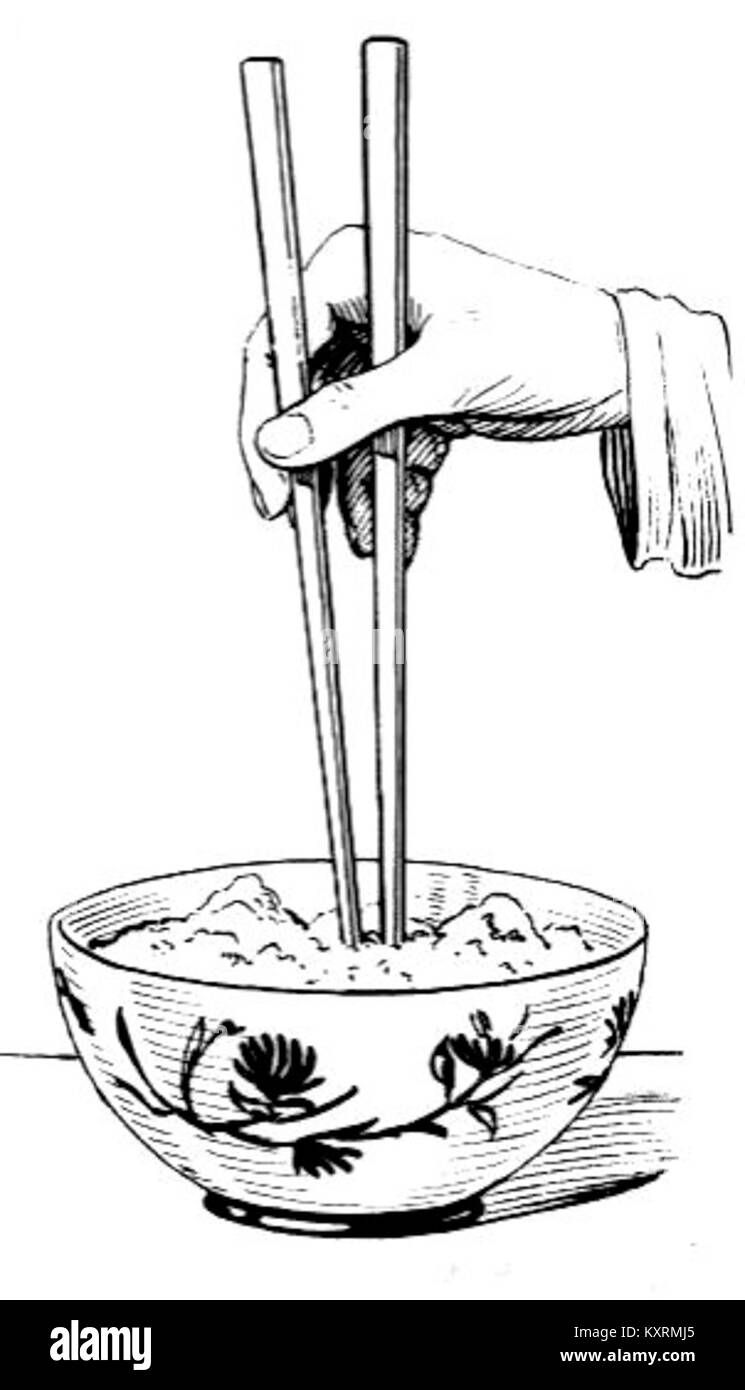 Description des baguettes, ustensiles traditionnels utilisés en Asie de l'est pour manger, fabriqués à partir de matériaux tels que le bois, le bambou ou le métal, et faisant partie intégrante de la culture culinaire chinoise, japonaise et coréenne. Banque D'Images