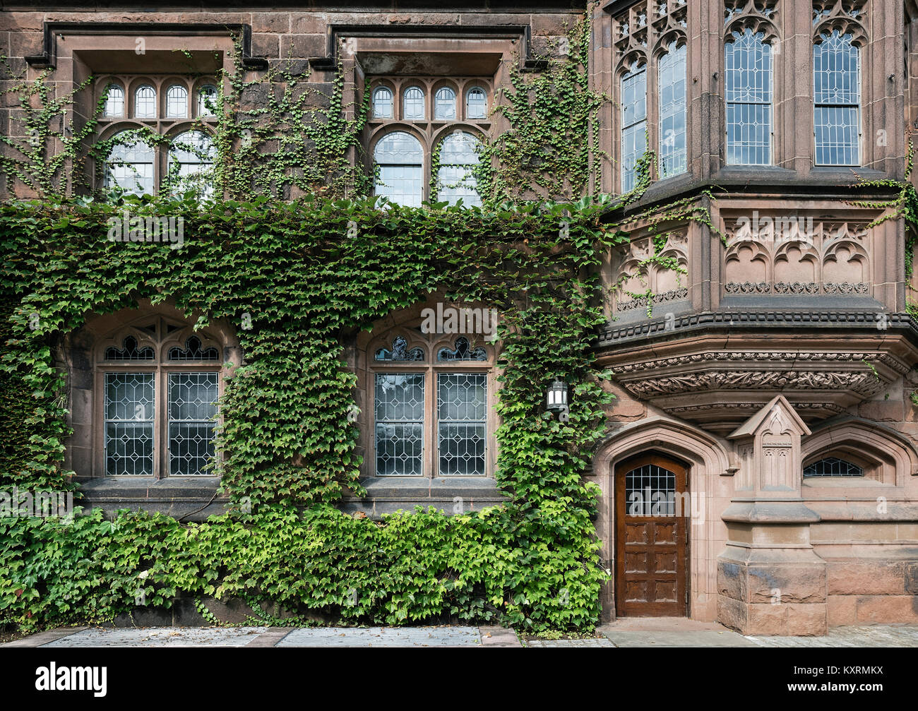 L'architecture de l'Ivy League, de l'Université de Princeton, New Jersey, USA. Banque D'Images