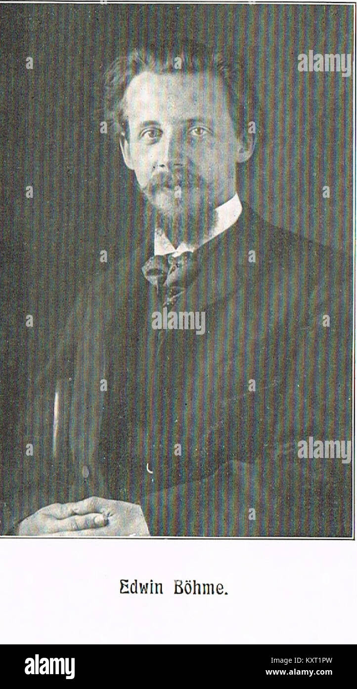 Edwin Böhme Banque D'Images