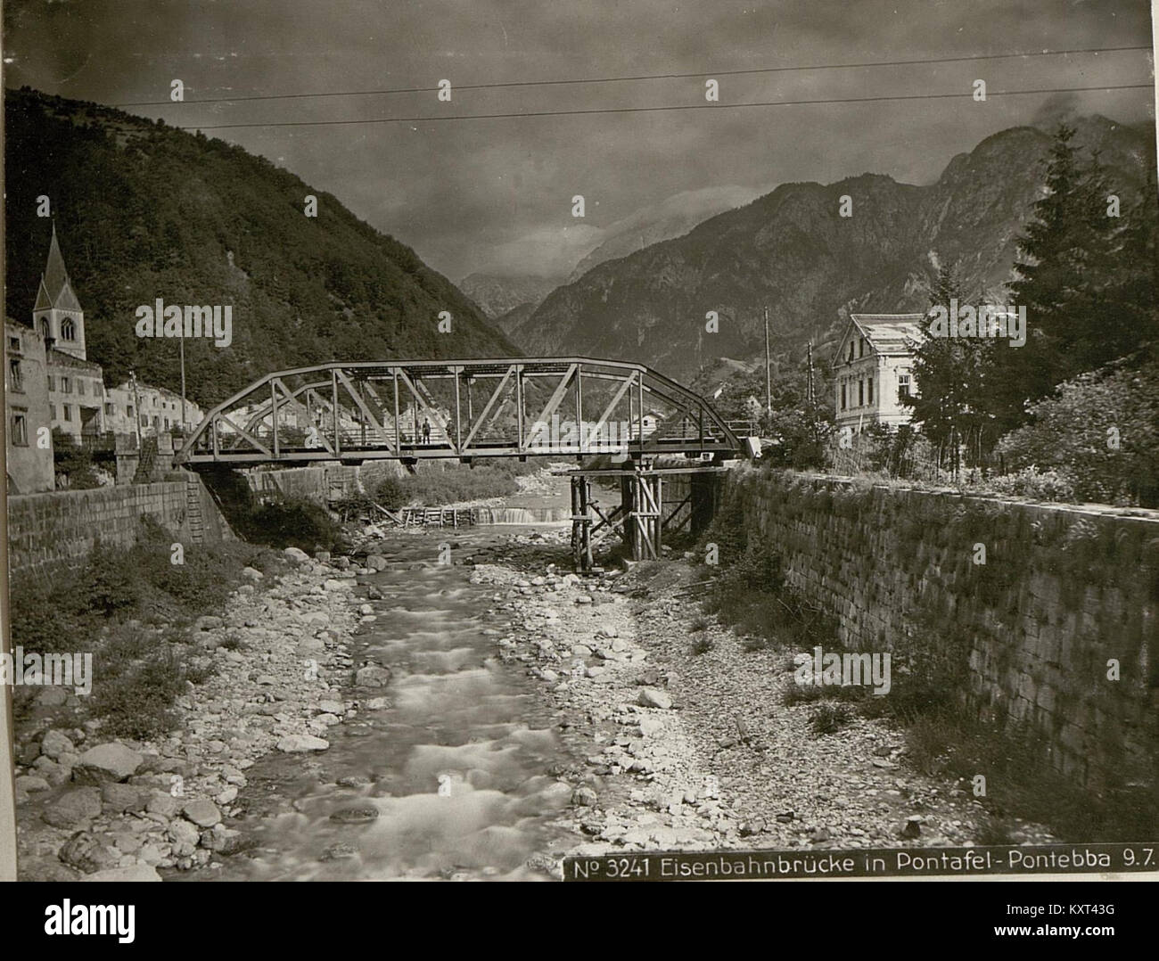 Dans Pontafel-Pontebba Eisenbahnbrücke 9.7.18. BildID (15620381) Banque D'Images