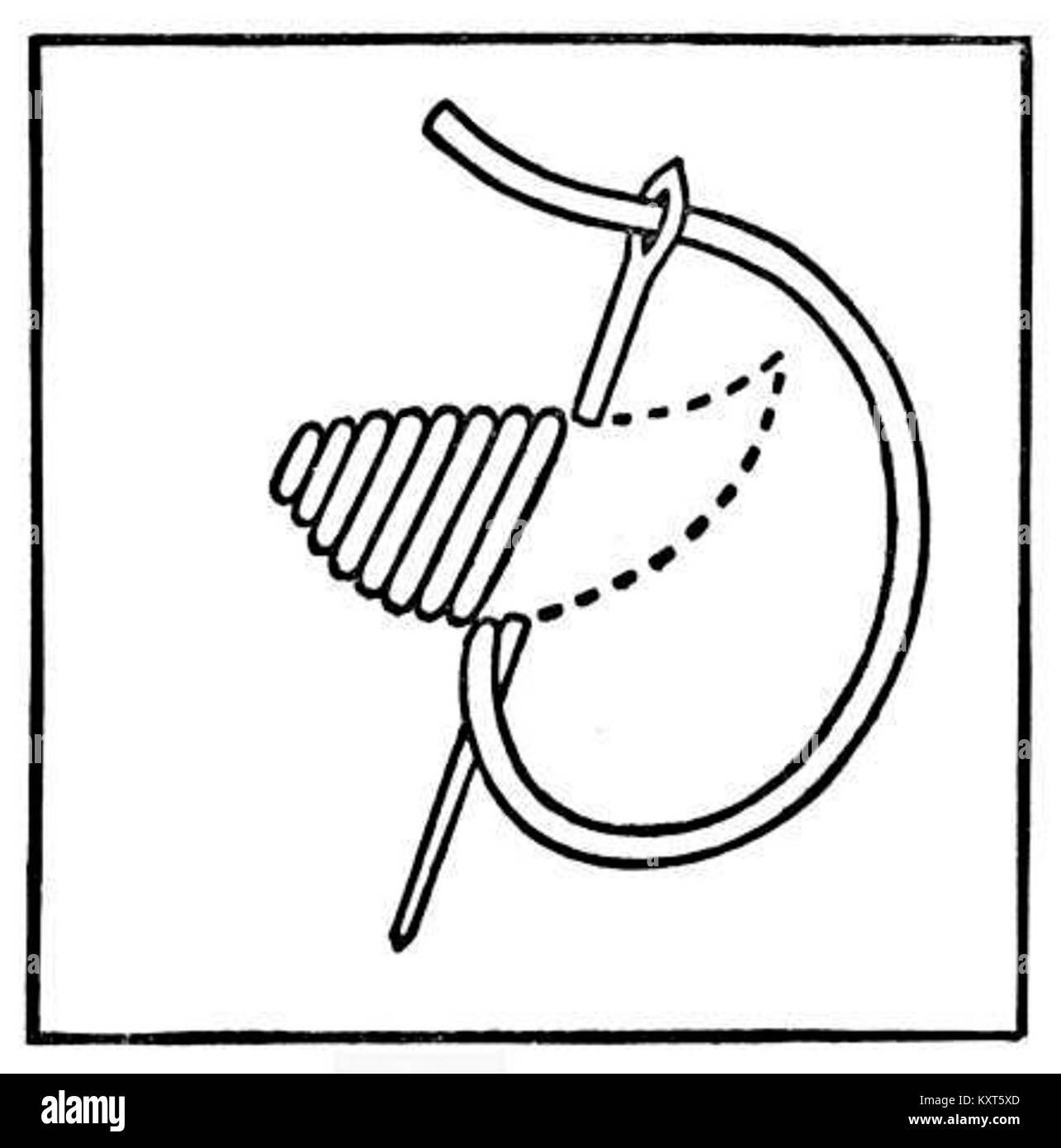 La broderie et le tissage de la tapisserie, par Grace Christie, fig 39, satin Banque D'Images