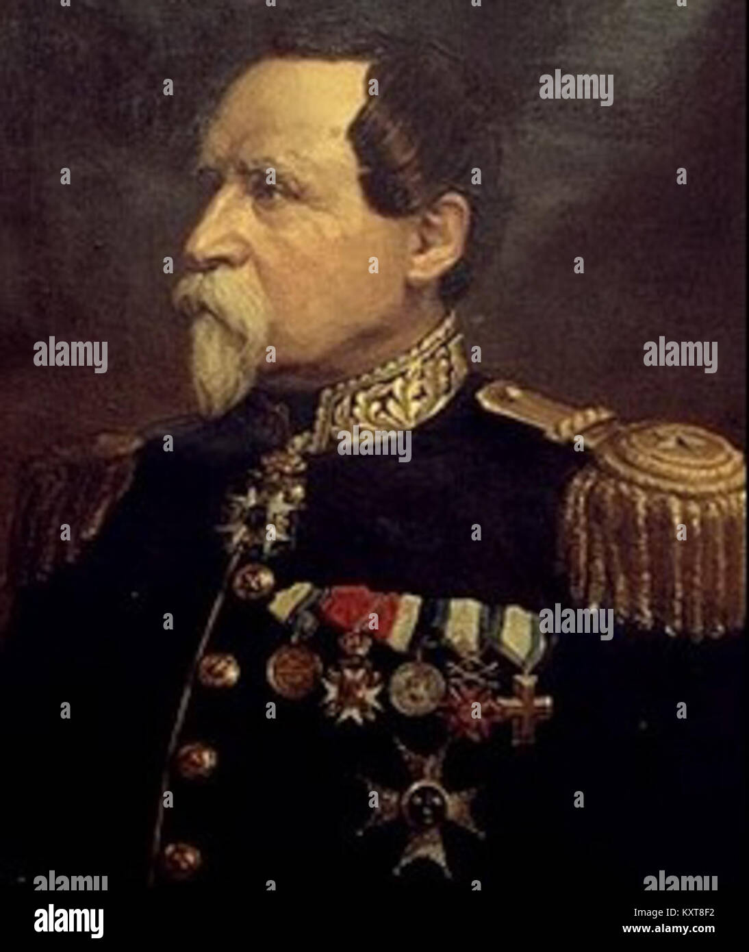 Ernst Mathias Peter von Vegesack (1820-1903) était un officier et homme politique suédois connu pour son service dans la gouvernance et l'armée suédoises du XIXe siècle. Banque D'Images