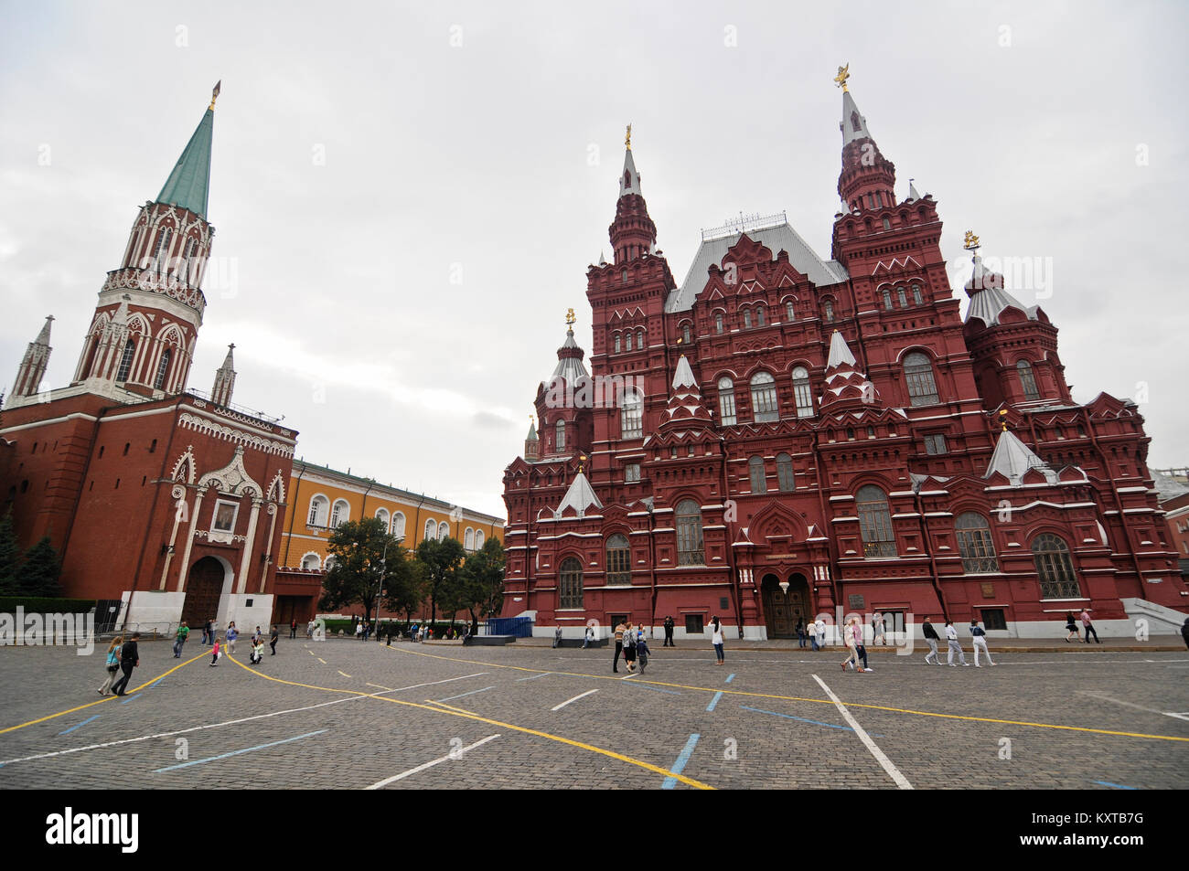 Musée historique d'État de Russie, Moscou Banque D'Images