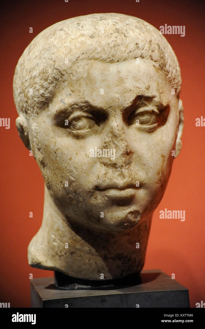 Severus Alexander (208-235). Empereur Romain. Buste. En. Artiste inconnu. Galerie nationale. Oslo. La Norvège. Banque D'Images