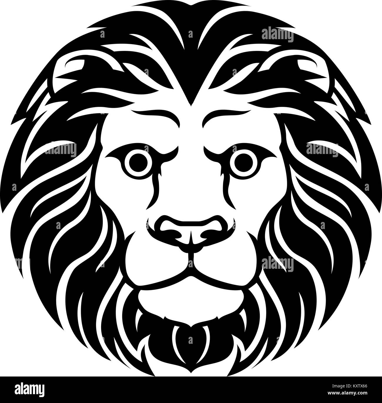 Leo Lion Horoscope zodiaque signe Illustration de Vecteur