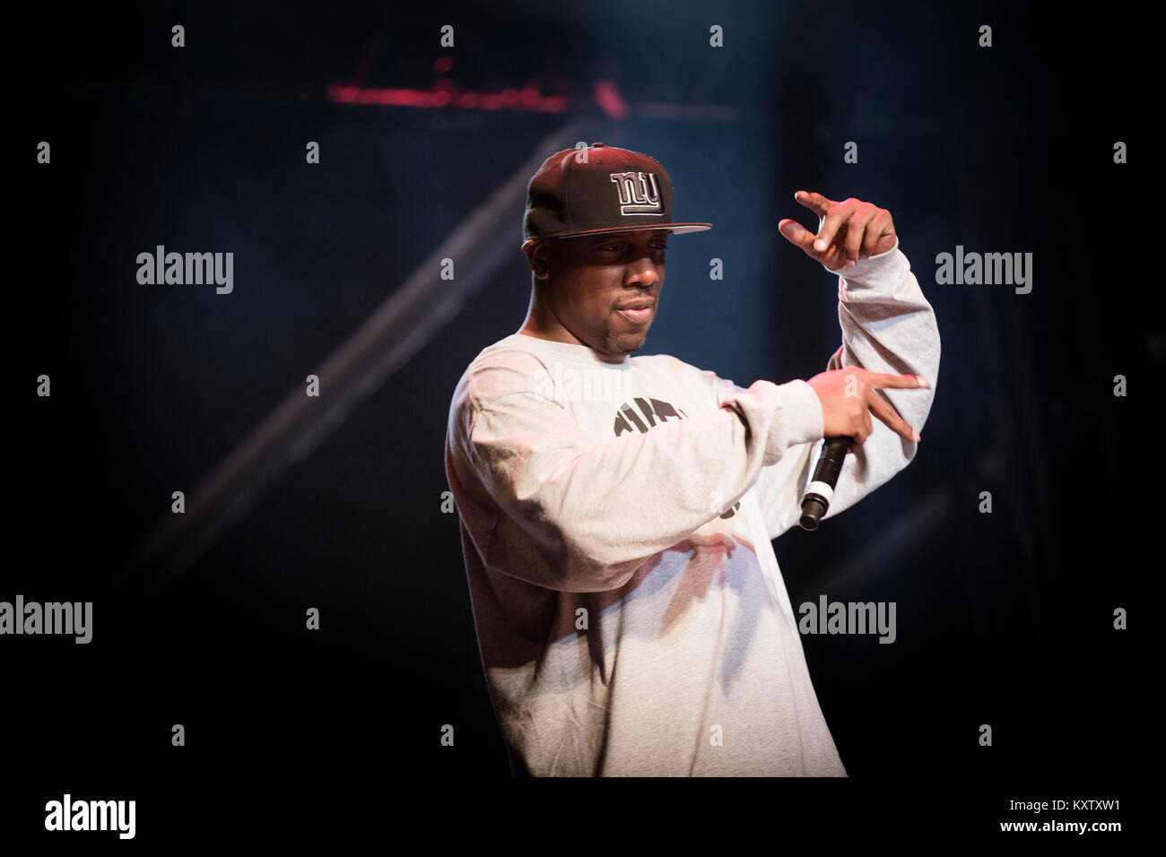 L'American Rap et hip hop group Wu-Tang Clan effectue un concert live au Danish Music Festival 2015 Northside à Aarhus. Le Danemark, 12/06 2015. Banque D'Images