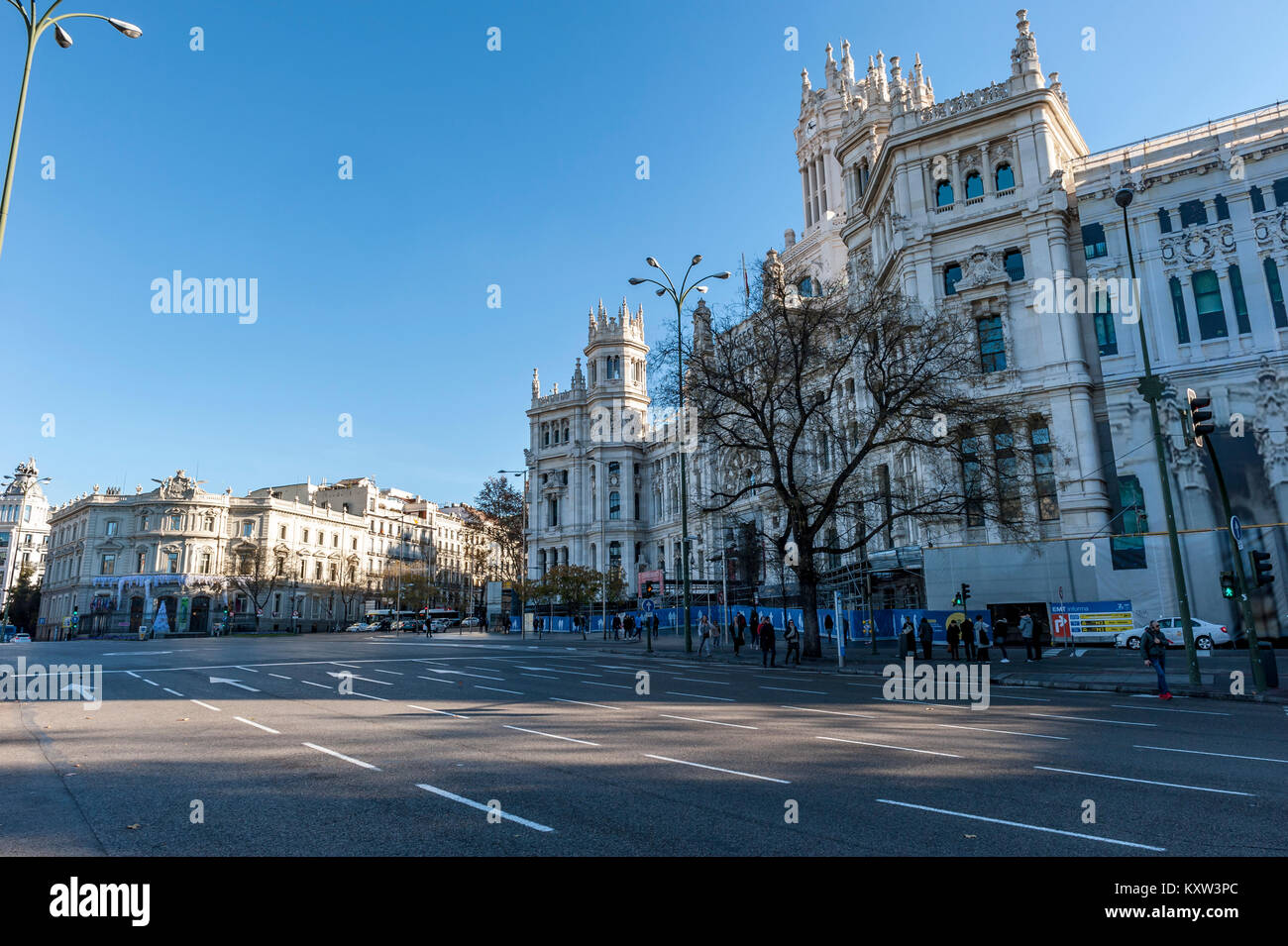 Cybèle Palace, Madrid, Espagne Banque D'Images
