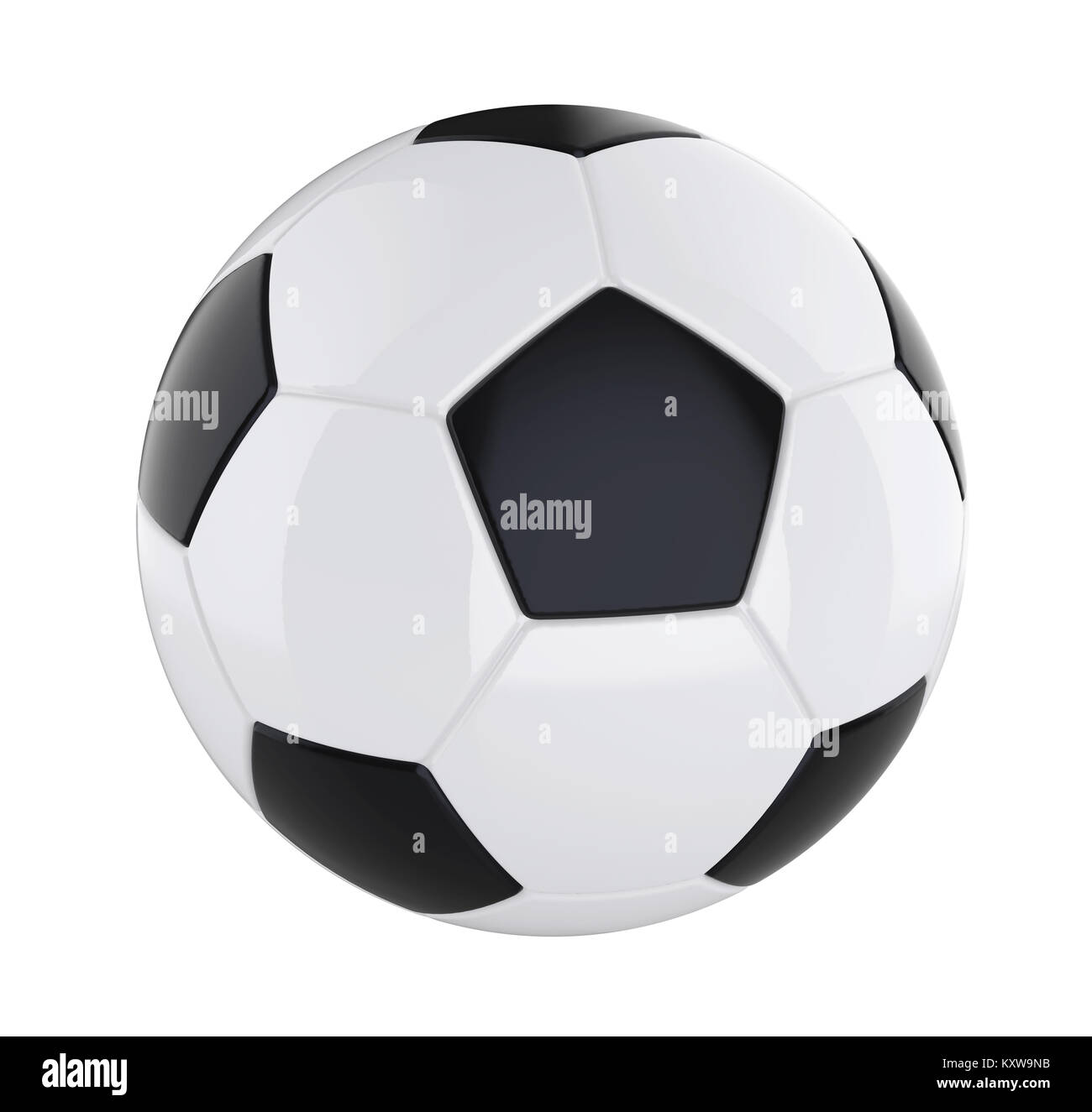 Soccer Ball Isolated Banque D'Images