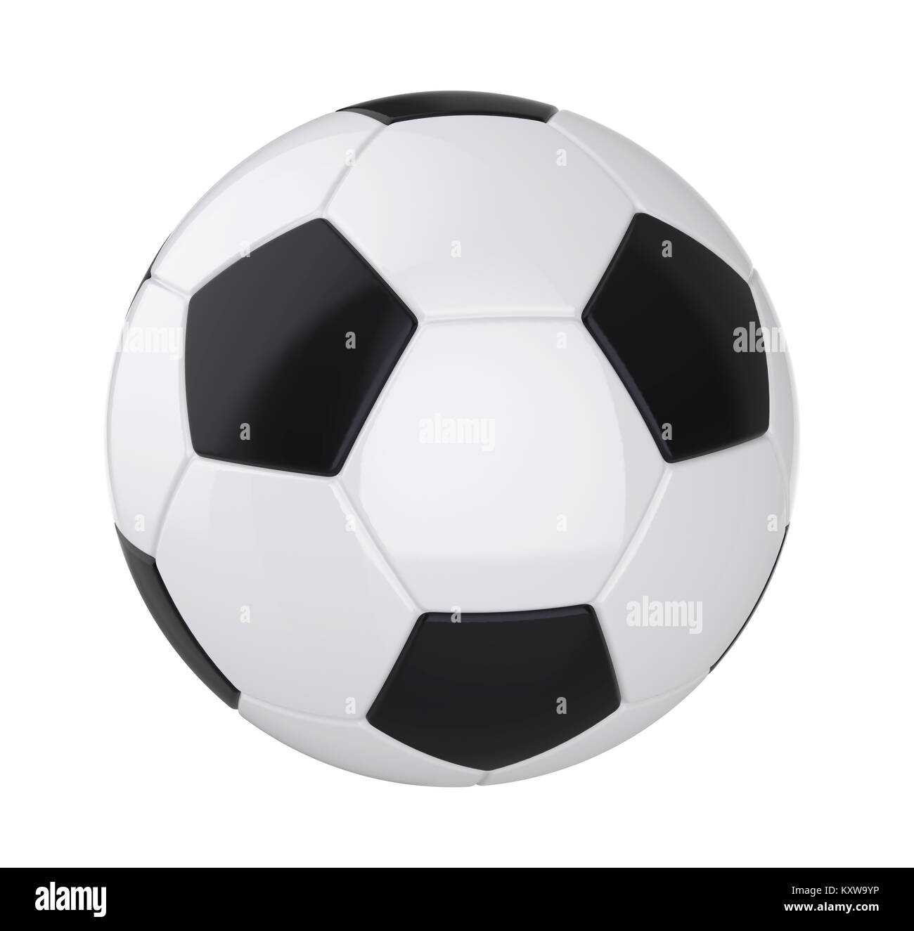 Soccer Ball Isolated Banque D'Images